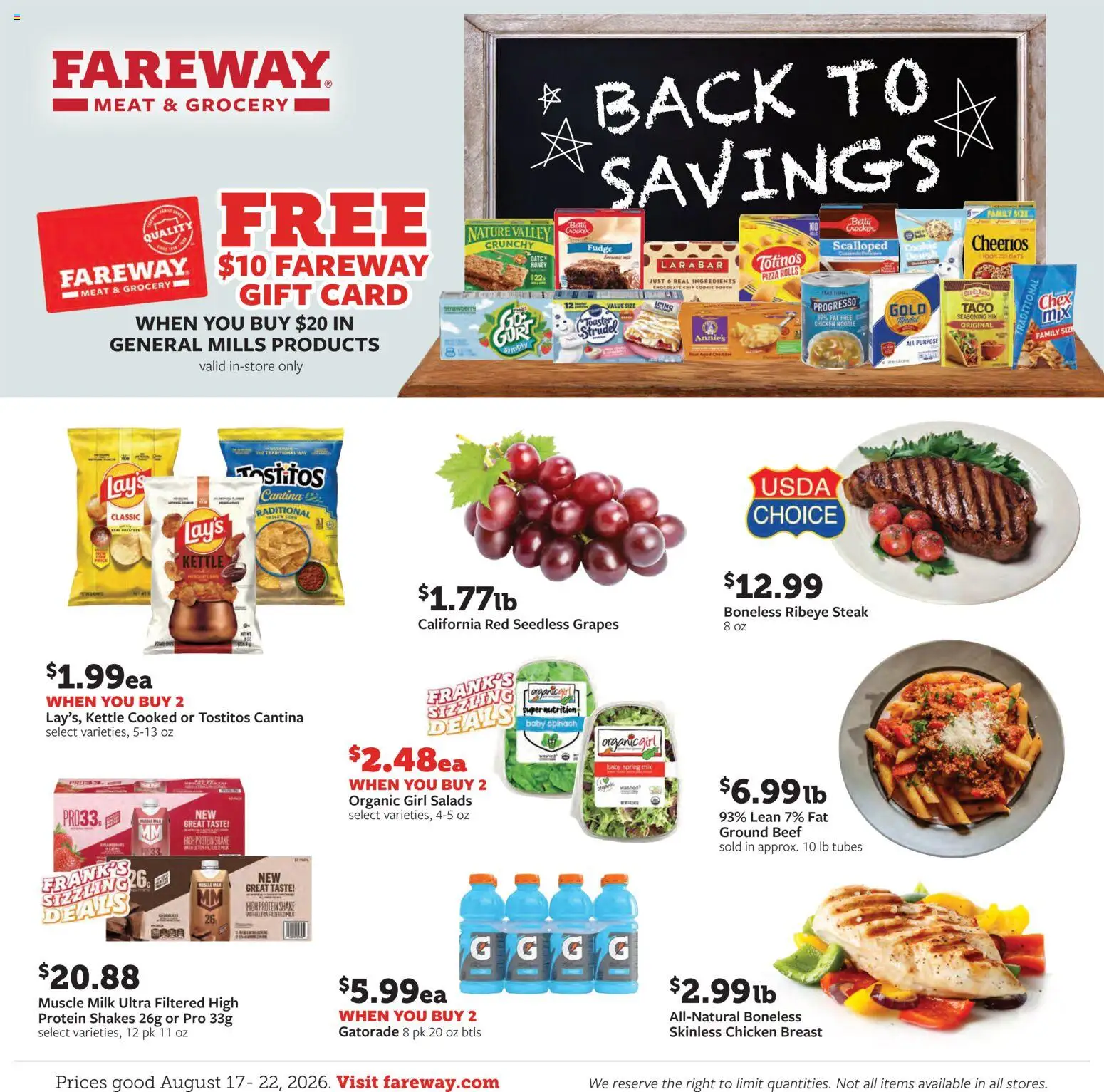 Ad Preview of Fareway Fareway Weekly Ad from 08/17/2026