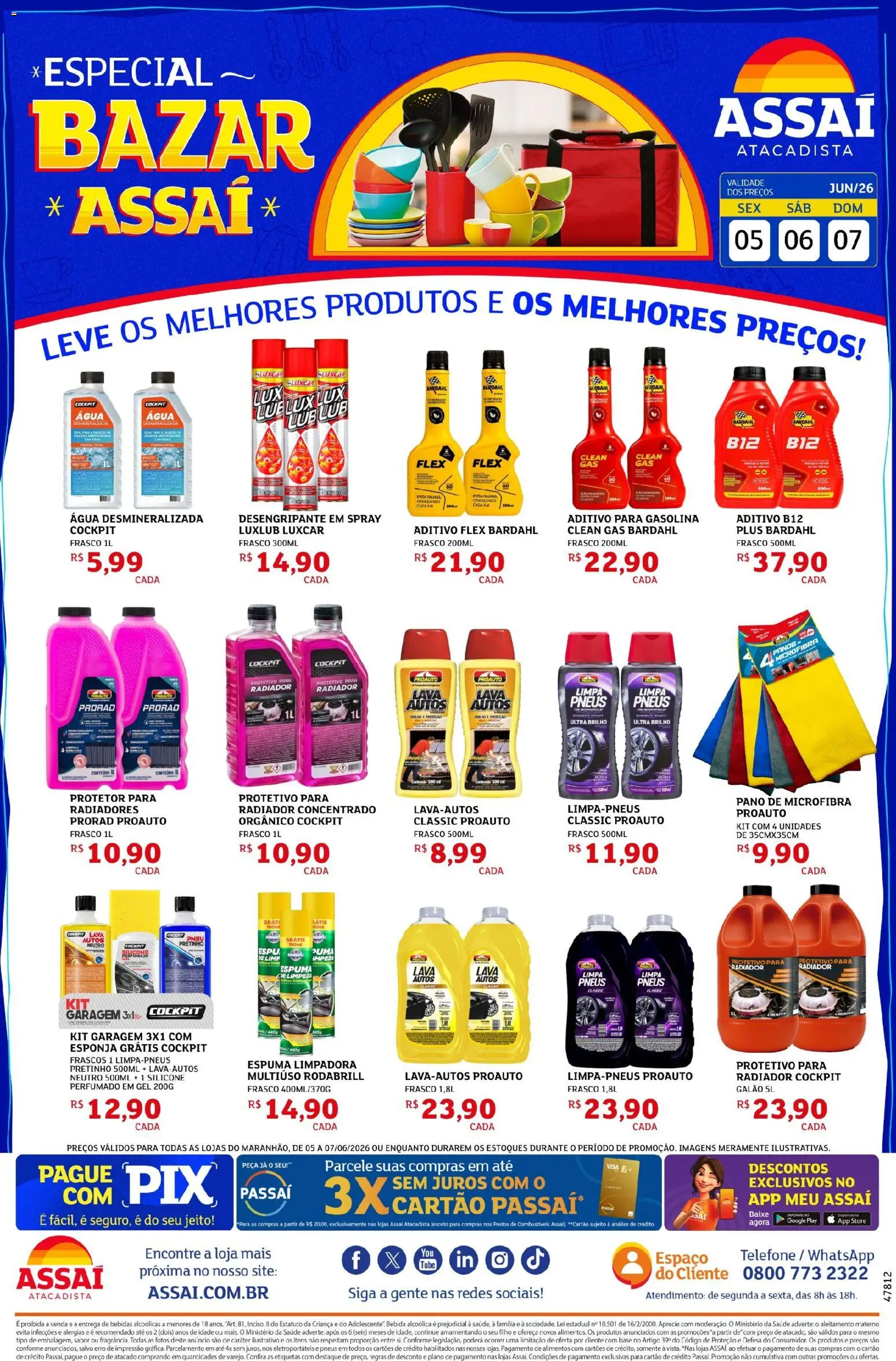 Pré-Visualização do folheto "Assaí Atacadista ofertas - MA" da loja Assaí Atacadista válido a partir de 05/06/2026