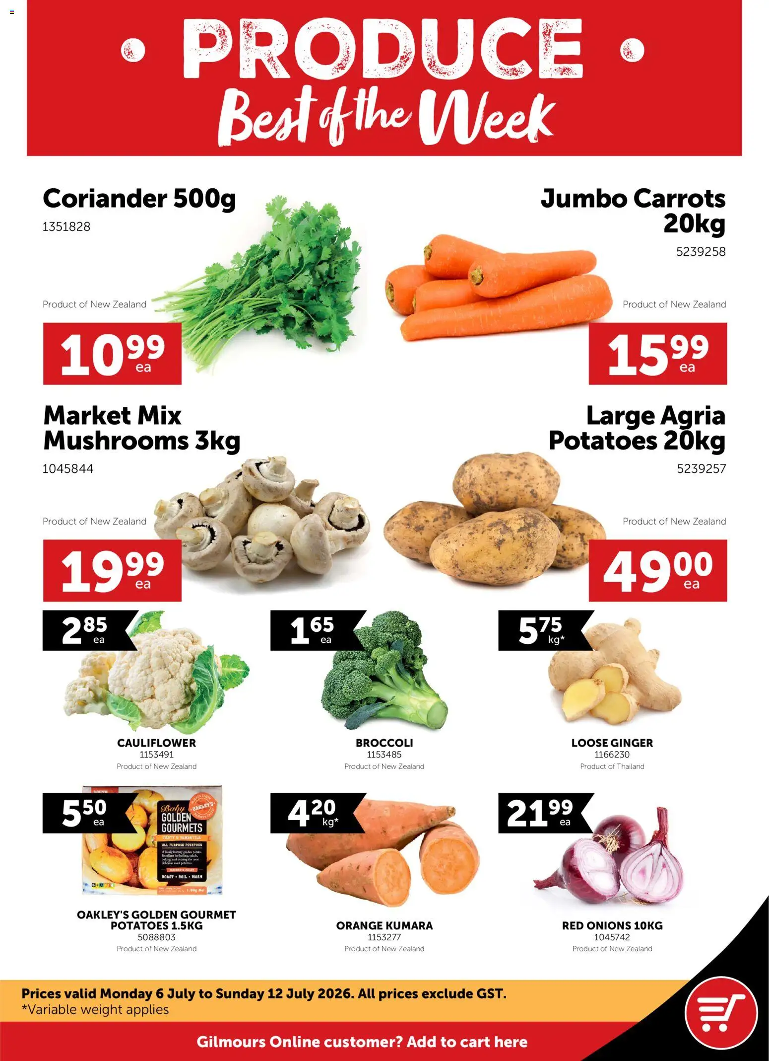 Preview of catalogue Gilmours catalogue from shop Gilmours valid 6 Jul 2026