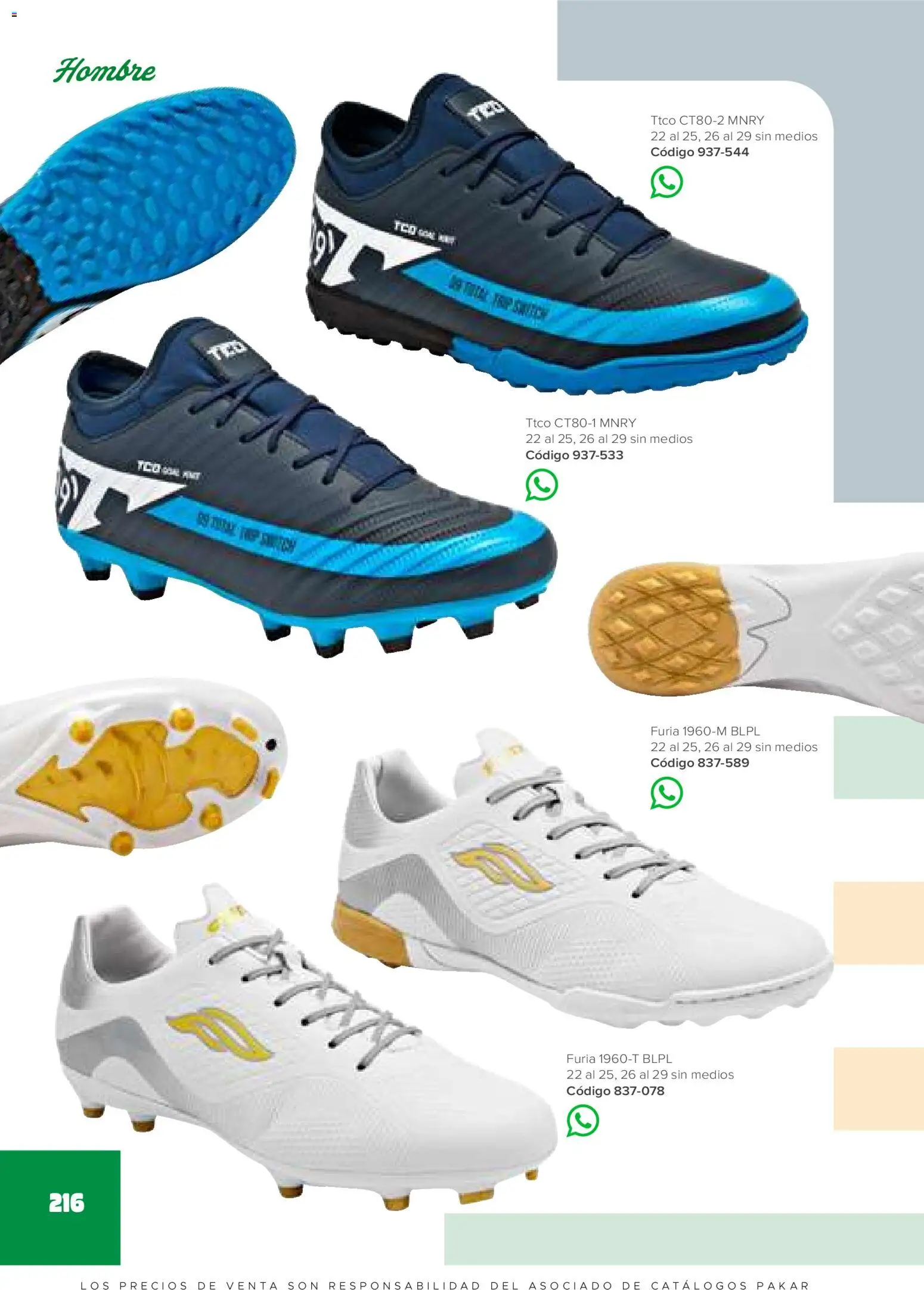 Vista previa las ofertas de la tienda SC Pakar - Catálogo Hombre desde el 30/01/2026 