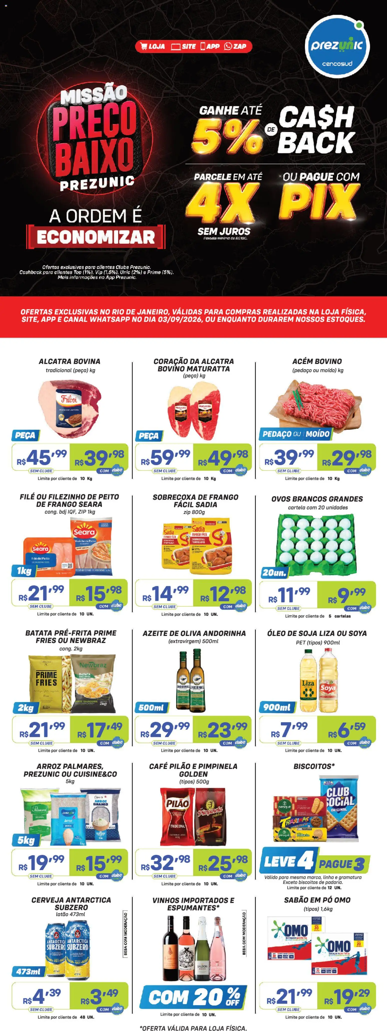 Ofertas Prezunic ofertas até 03/09/2026. - Página 1