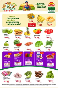 Pré-Visualização do folheto "Assaí Atacadista ofertas - SP" da loja Assaí Atacadista válido a partir de 25/08/2026