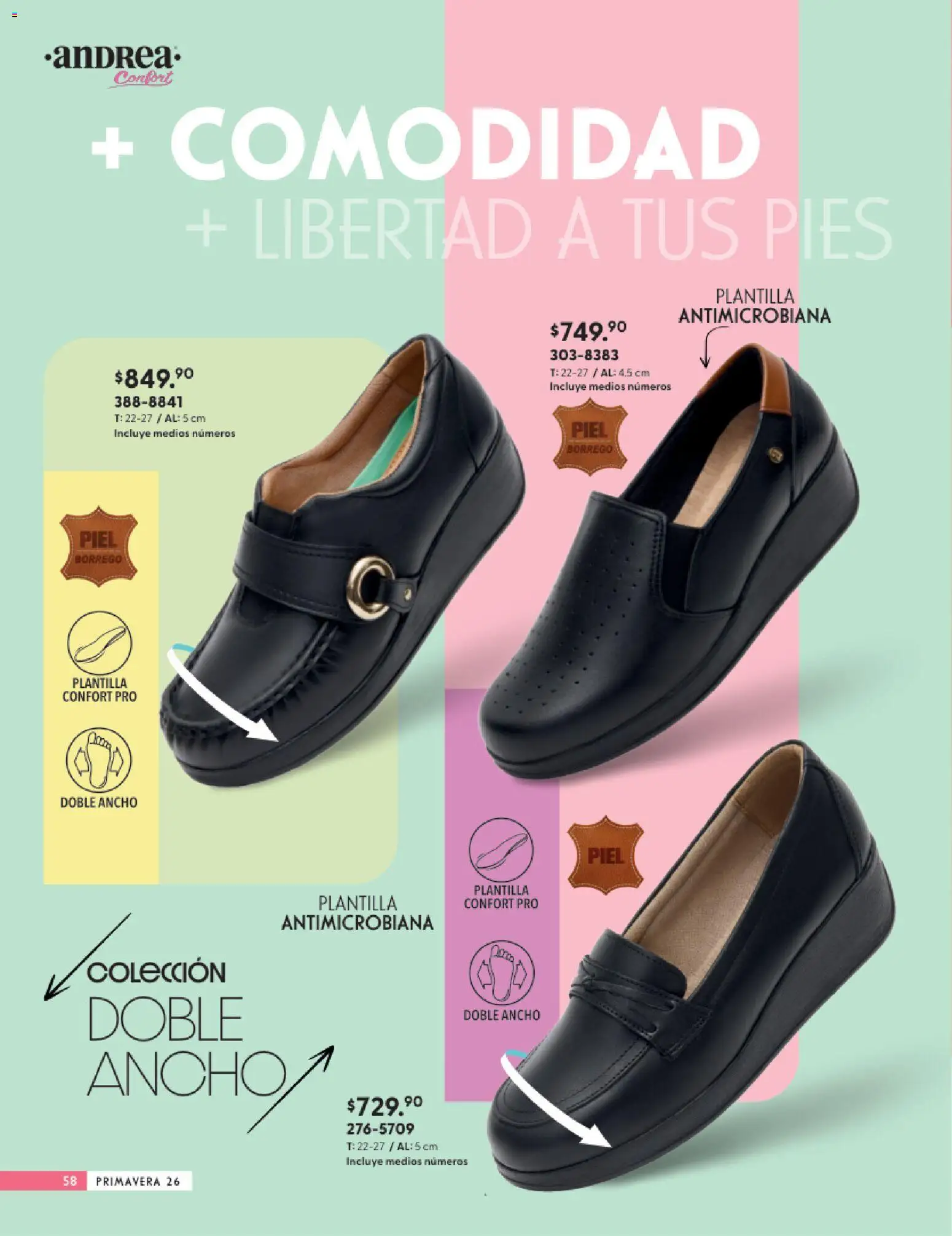 Vista previa las ofertas de la tienda Andrea - Catálogo Calzado Confort desde el 25/01/2026 