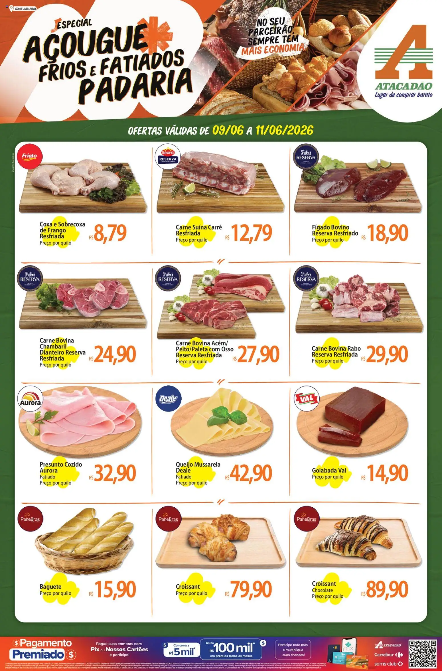 Pré-Visualização do folheto "Atacadão ofertas - GO" da loja Atacadão válido a partir de 09/06/2026
