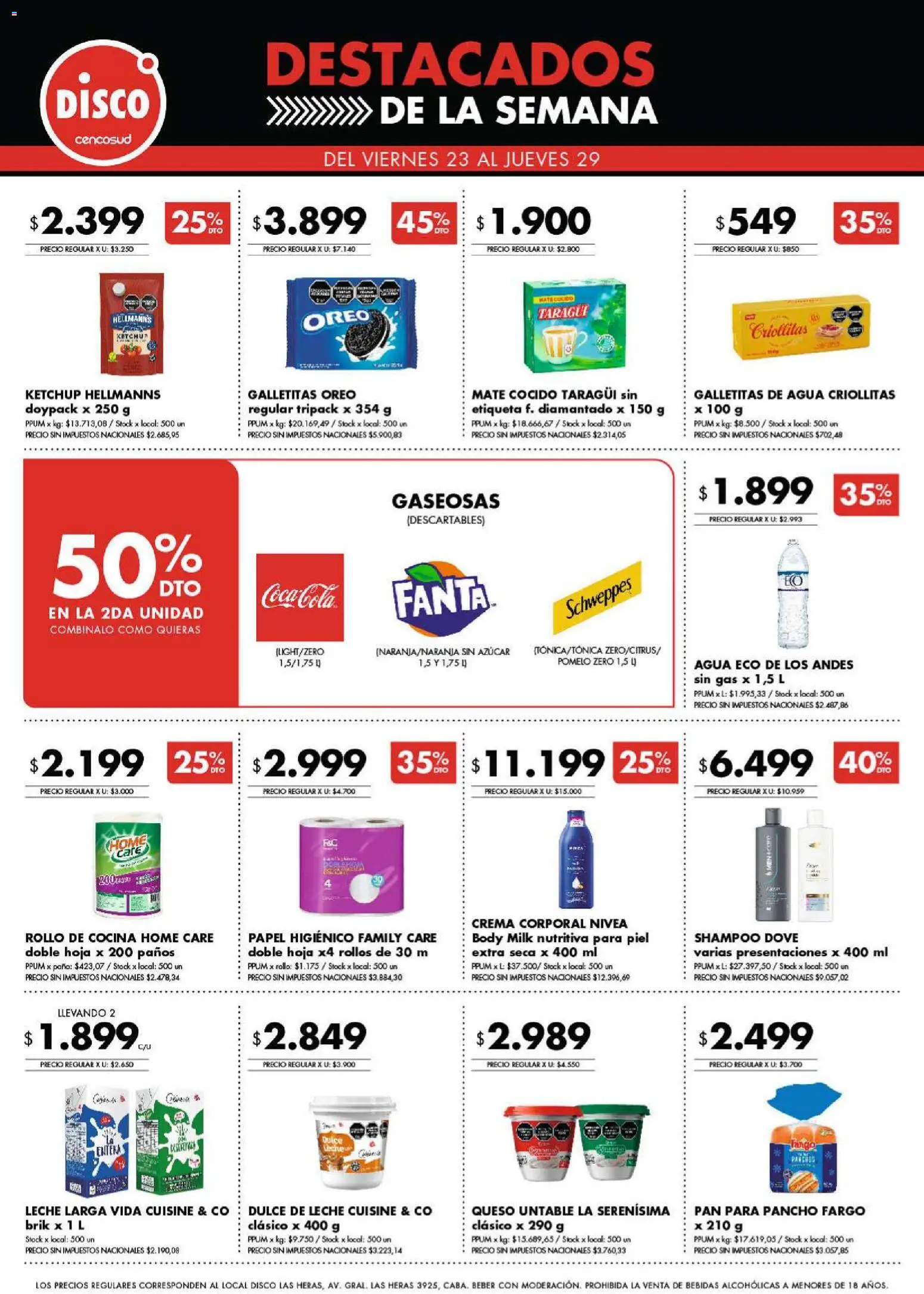 Vista previa del folleto de la tienda Disco válido desde el 23/10/2026 