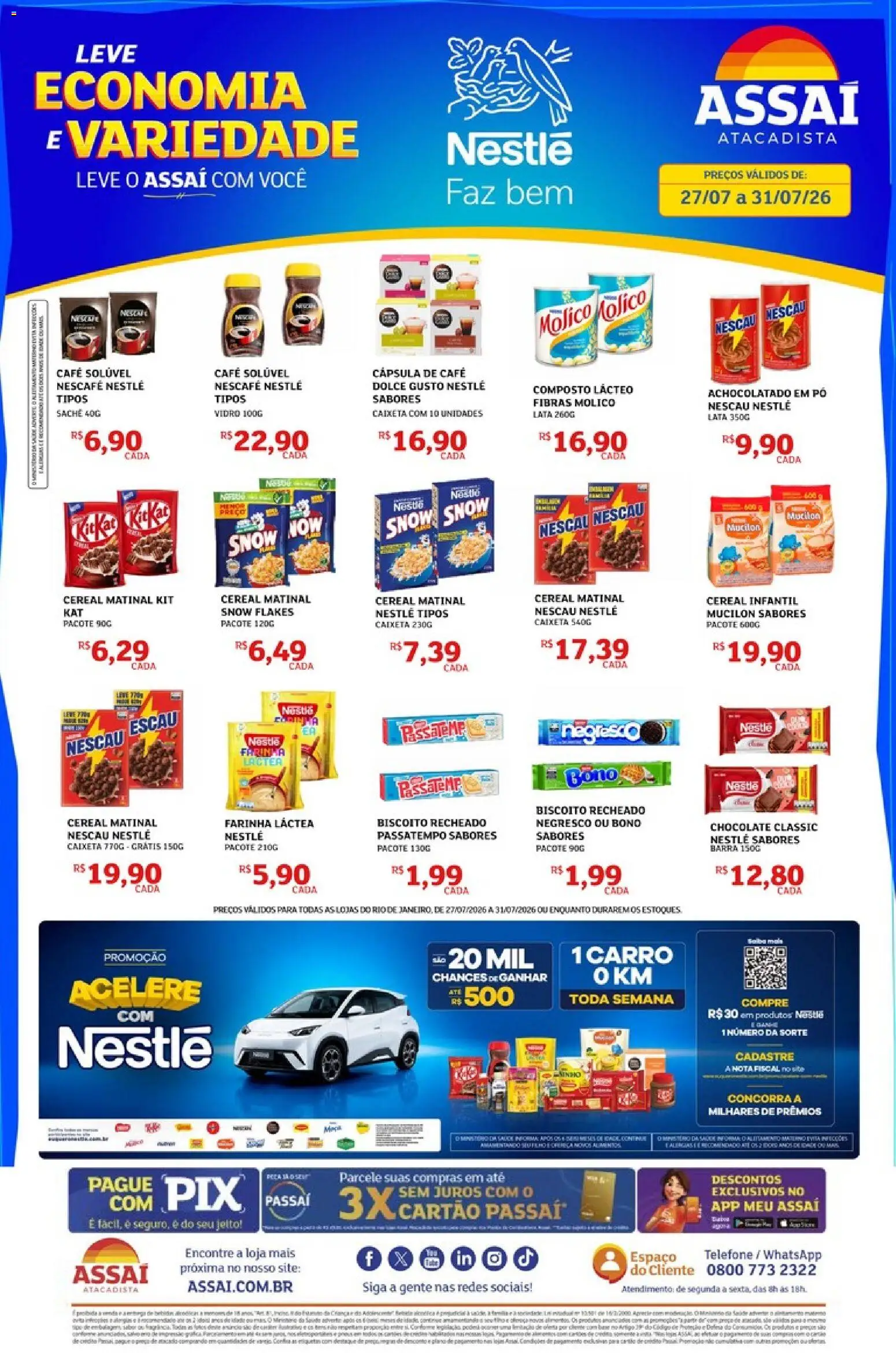 Pré-Visualização do folheto "Assaí Atacadista ofertas - RJ" da loja Assaí Atacadista válido a partir de 27/07/2026