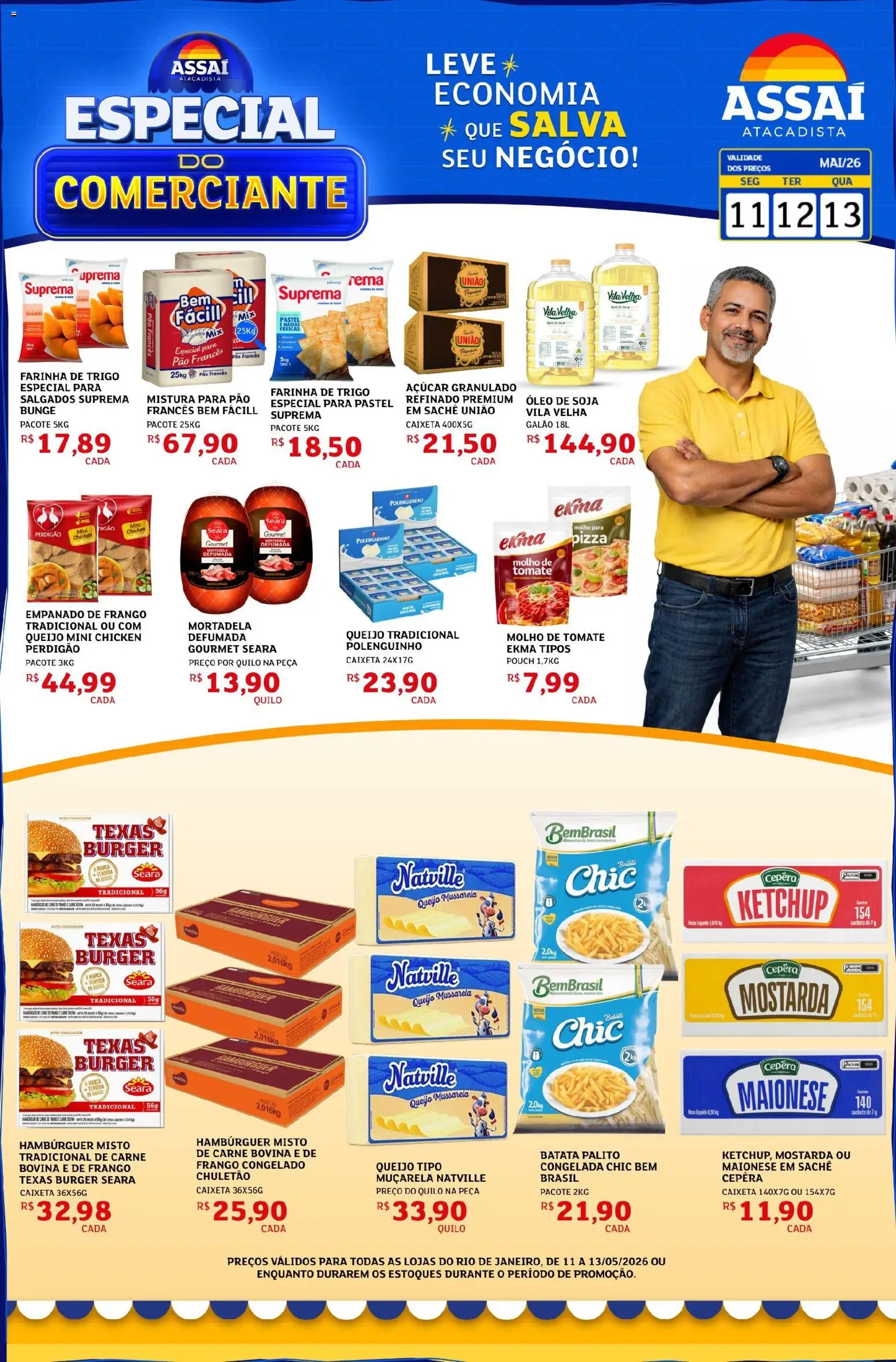 Pré-Visualização do folheto "Assaí Atacadista ofertas - RJ" da loja Assaí Atacadista válido a partir de 11/05/2026