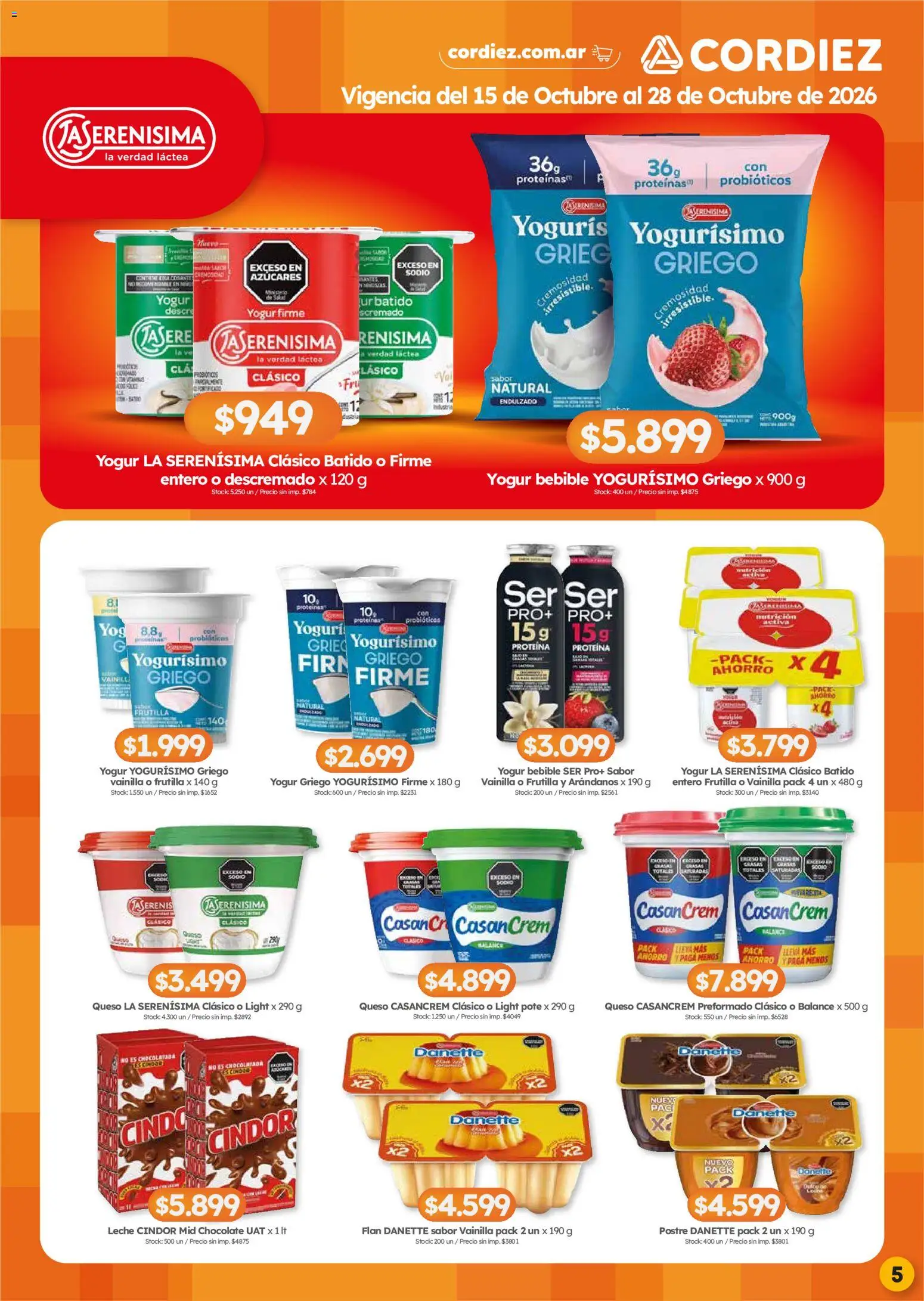 Vista previa del folleto de la tienda Cordiez válido desde el 15/10/2026 