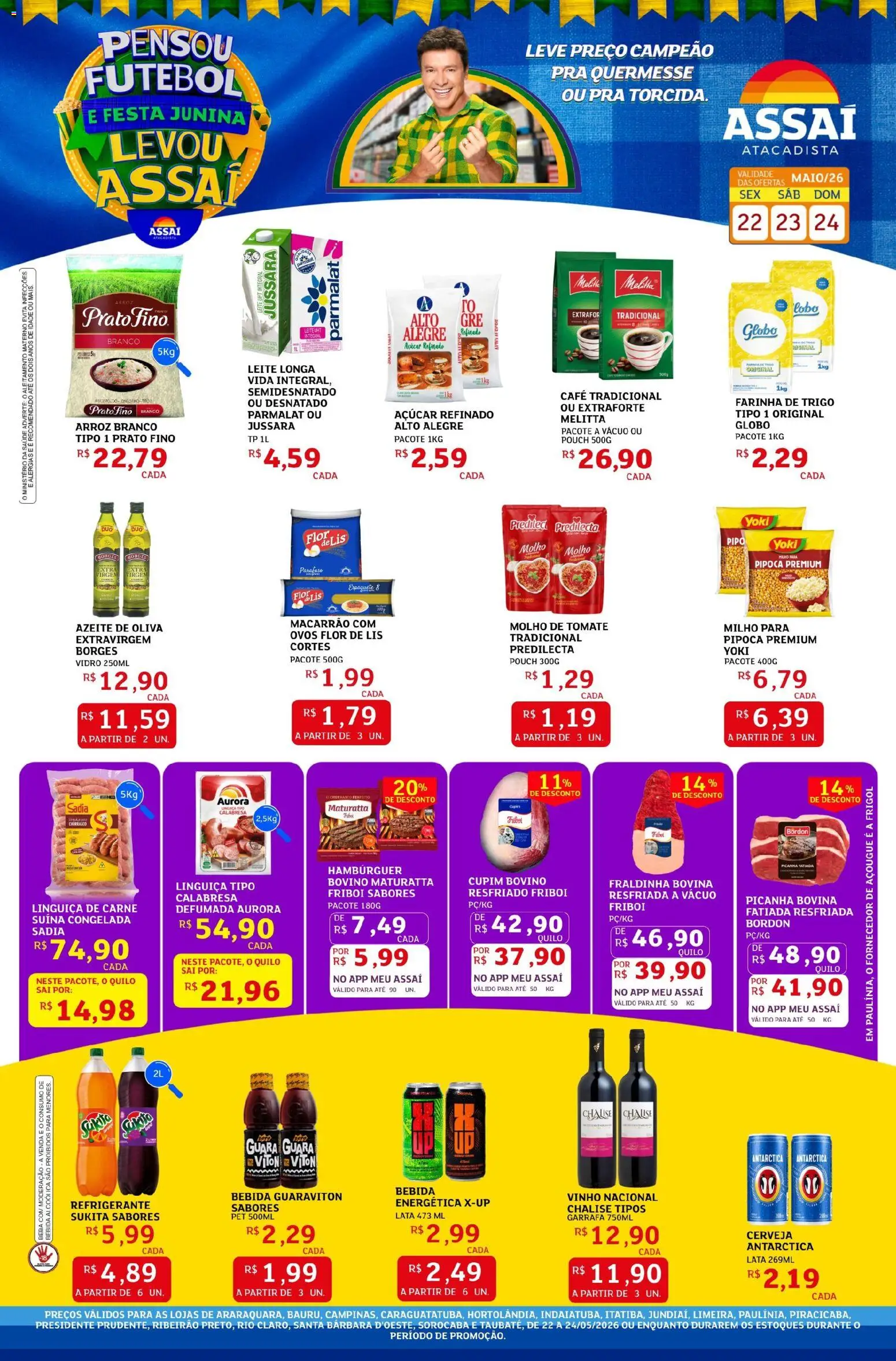 Pré-Visualização do folheto "Assaí Atacadista ofertas - SP" da loja Assaí Atacadista válido a partir de 22/05/2026