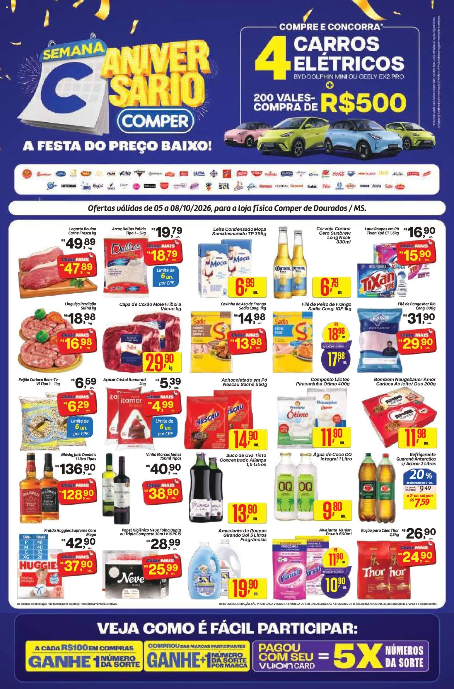 Pré-Visualização do folheto "Comper - Ofertas da semana" da loja Comper válido a partir de 05/10/2026