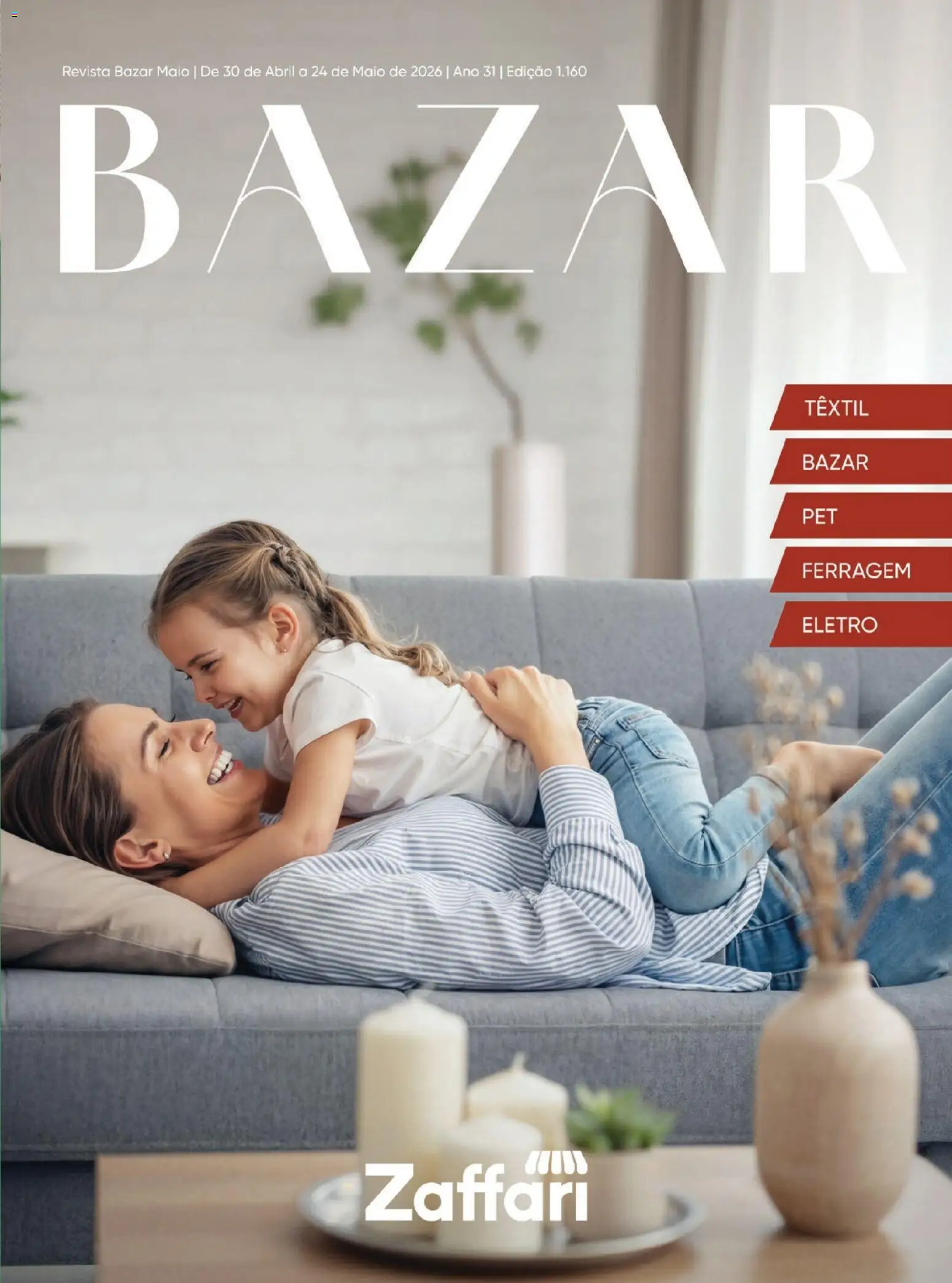 Pré-Visualização do folheto "Zaffari ofertas Bazar Maio - RS" da loja Zaffari válido a partir de 30/04/2026
