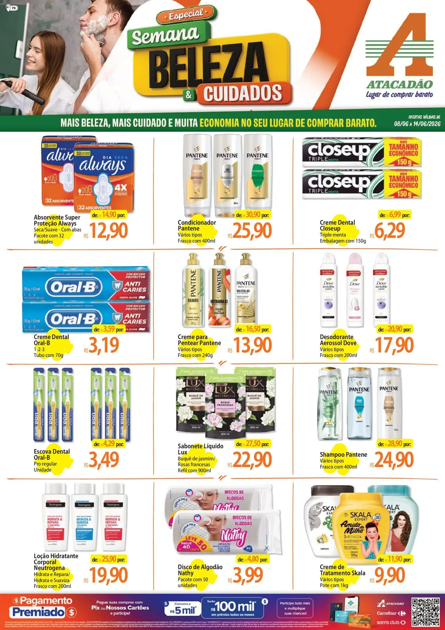 Pré-Visualização do folheto "Atacadão ofertas - PB" da loja Atacadão válido a partir de 08/06/2026