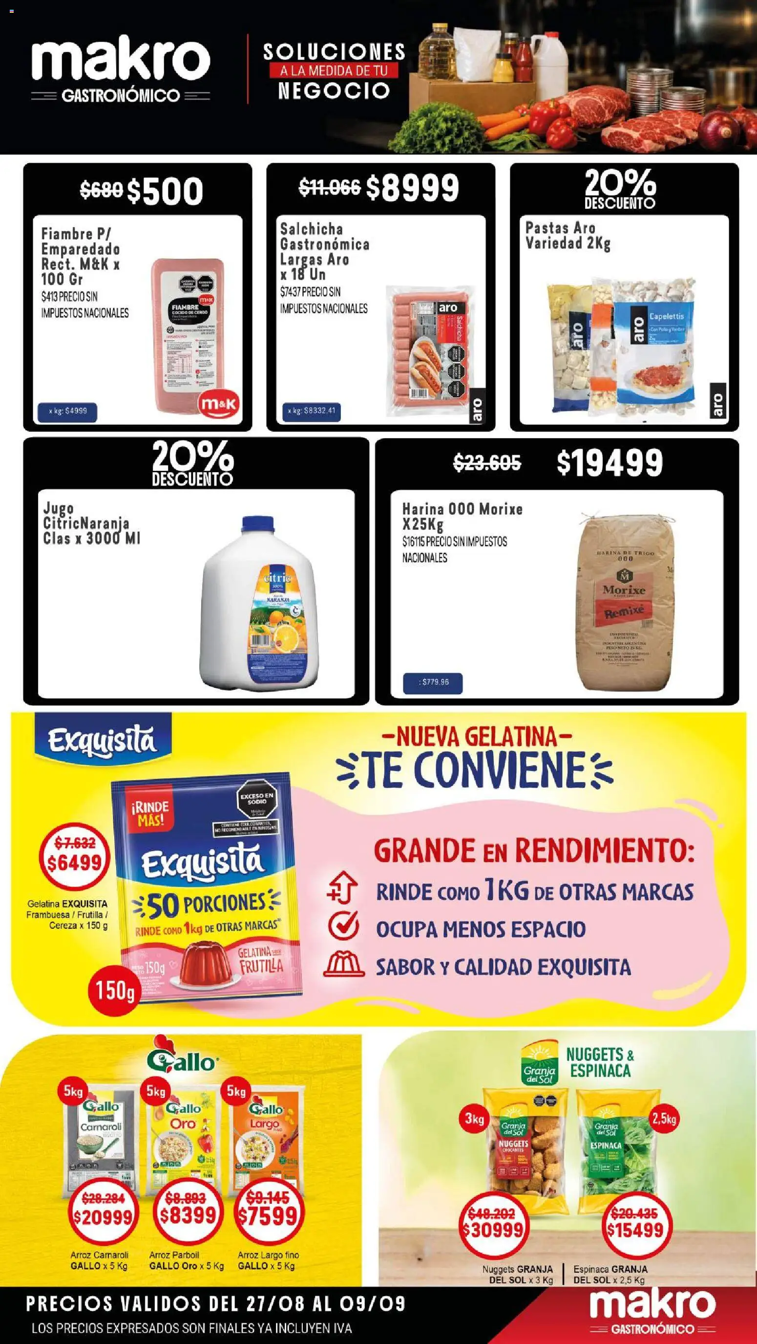 Vista previa del folleto de la tienda Makro válido desde el 27/08/2026 