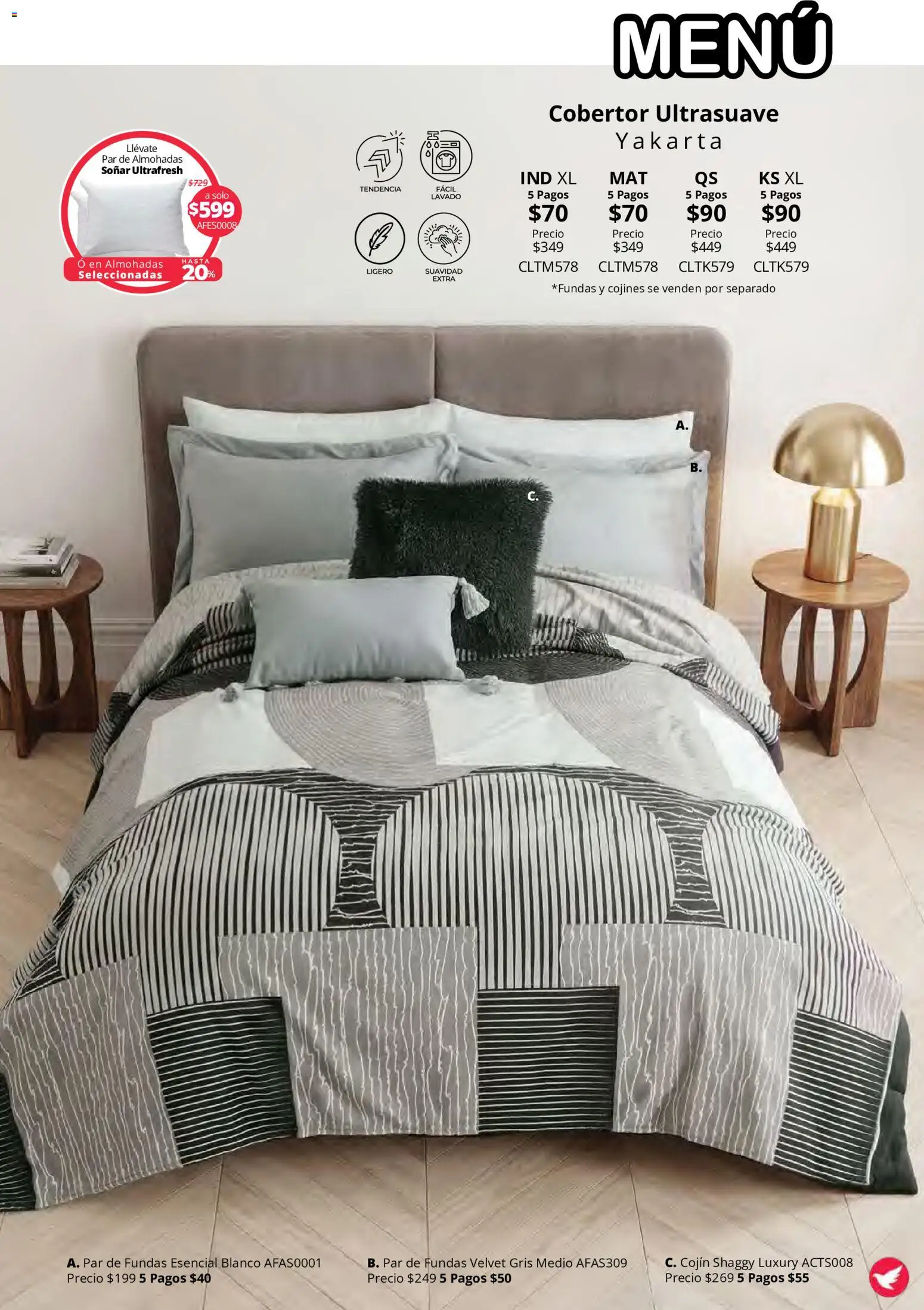 Vista previa las ofertas de la tienda Colchas Concord - Colchas Concord catálogo Colección Cobertor Calor de Hogar desde el 15/10/2026 
