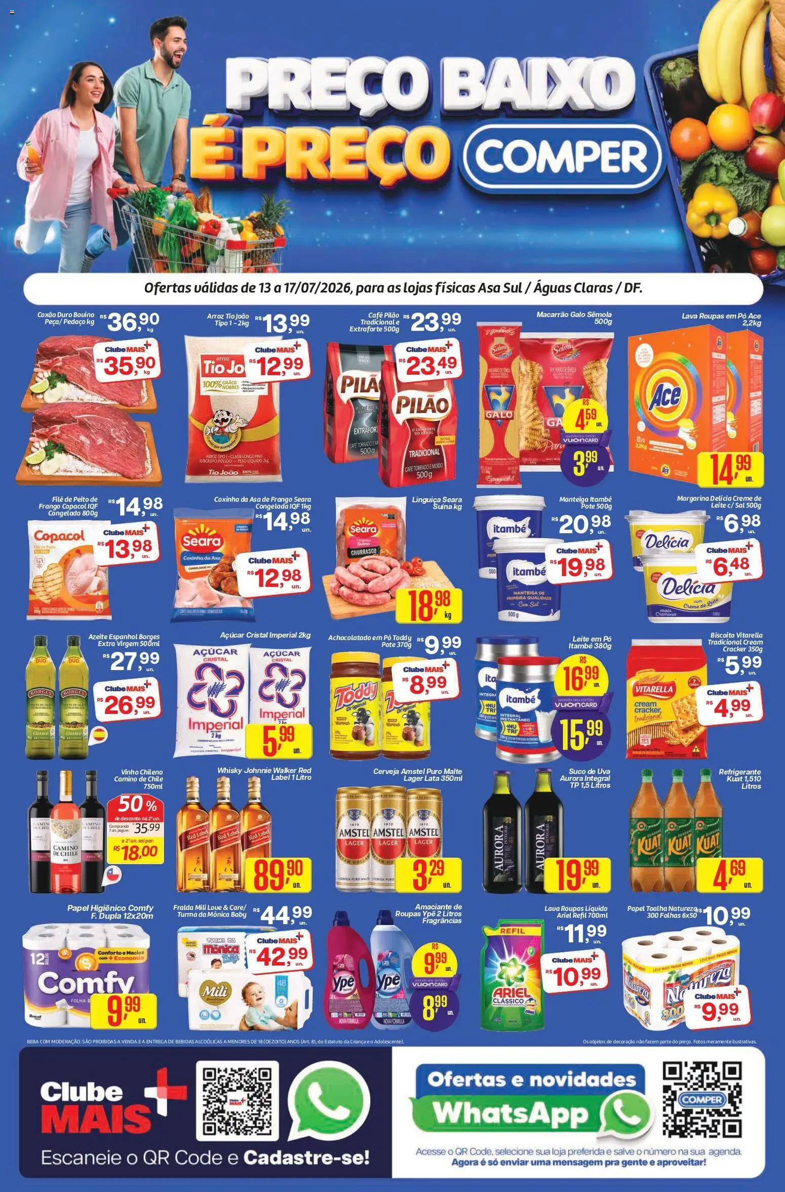 Pré-Visualização do folheto "Comper - Ofertas da semana" da loja Comper válido a partir de 13/07/2026