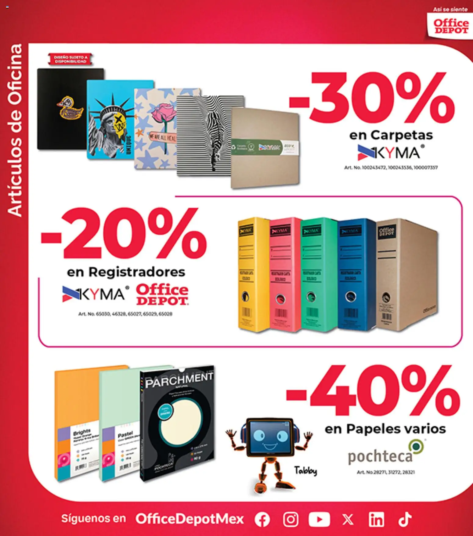 Vista previa las ofertas de la tienda Office Depot - Office Depot catálogo desde el 01/04/2026 - Pastel