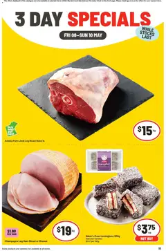 Preview of catalogue 3 Day Specials WA from shop IGA valid 08/05/2026