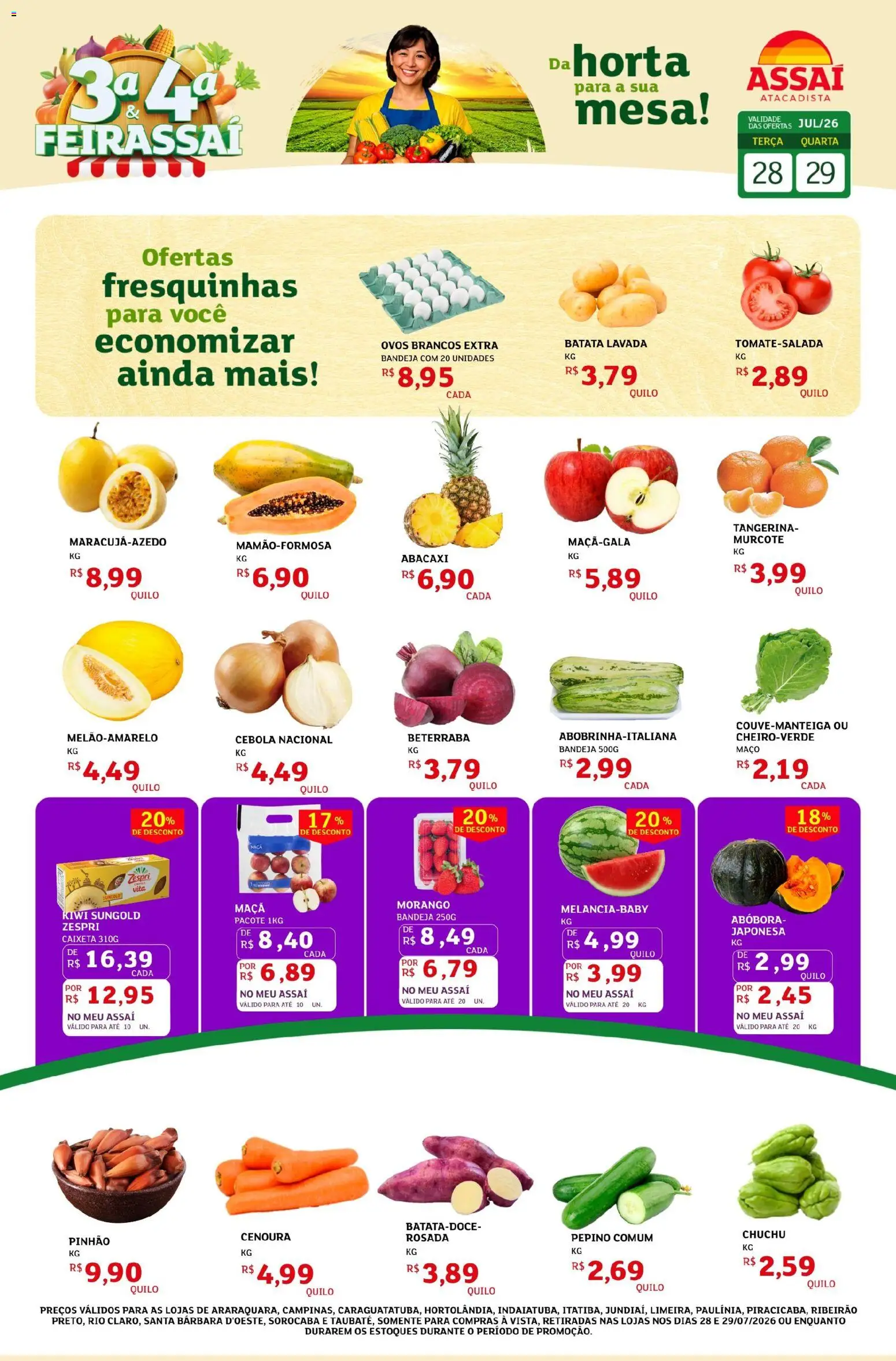 Pré-Visualização do folheto "Assaí Atacadista ofertas - SP" da loja Assaí Atacadista válido a partir de 28/07/2026