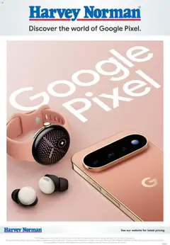 Preview of catalogue Harvey Norman catalogue Google Out Now from shop Harvey Norman valid 20/08/2026