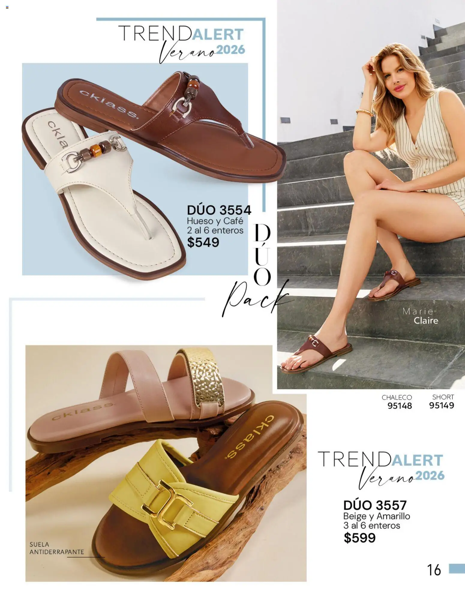 Vista previa las ofertas de la tienda Cklass - Cklass catálogo Novedades de verano calzado desde el 01/05/2026 - Café, Short, Chaleco