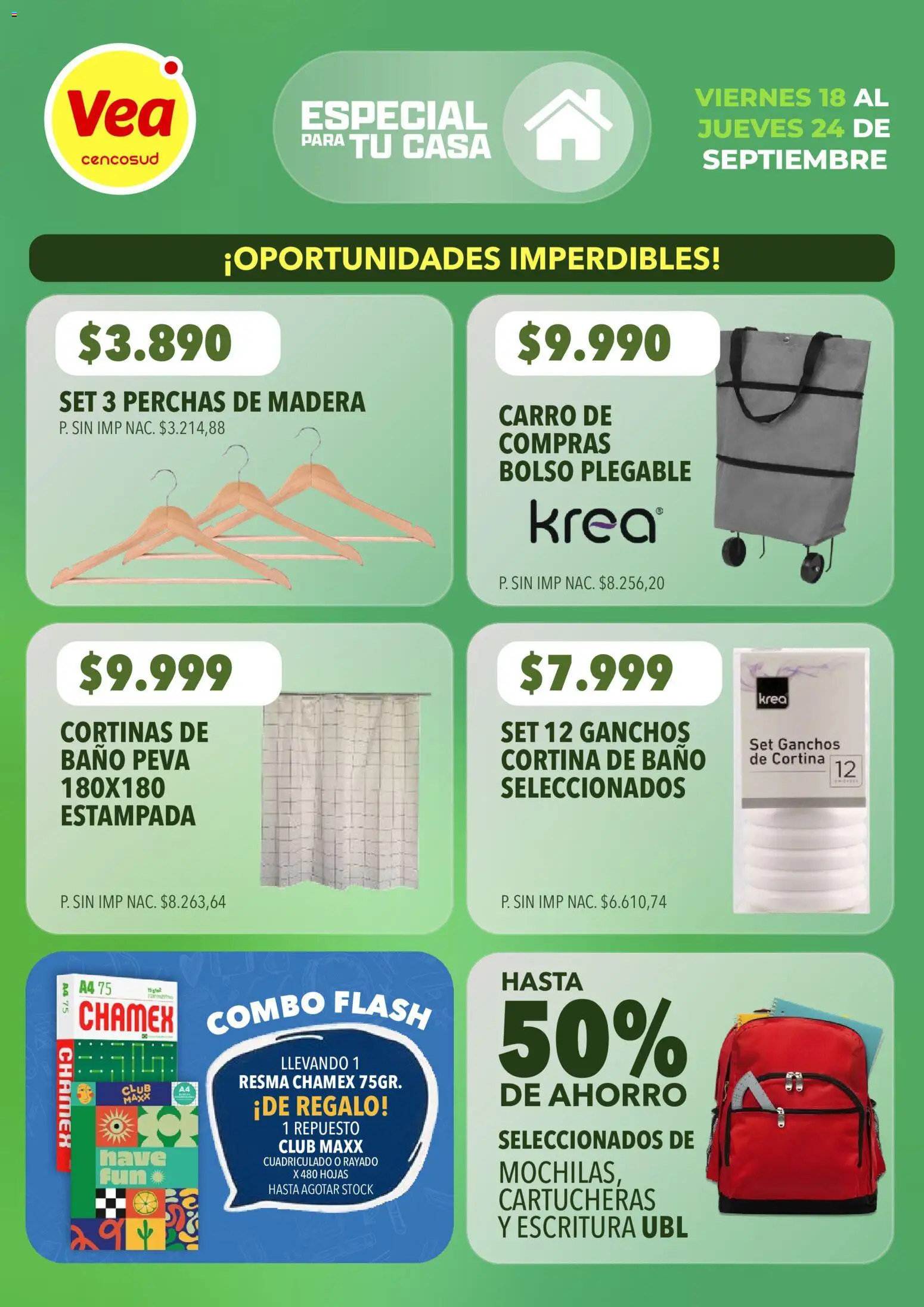 Vista previa del folleto de la tienda Vea válido desde el 18/09/2026 