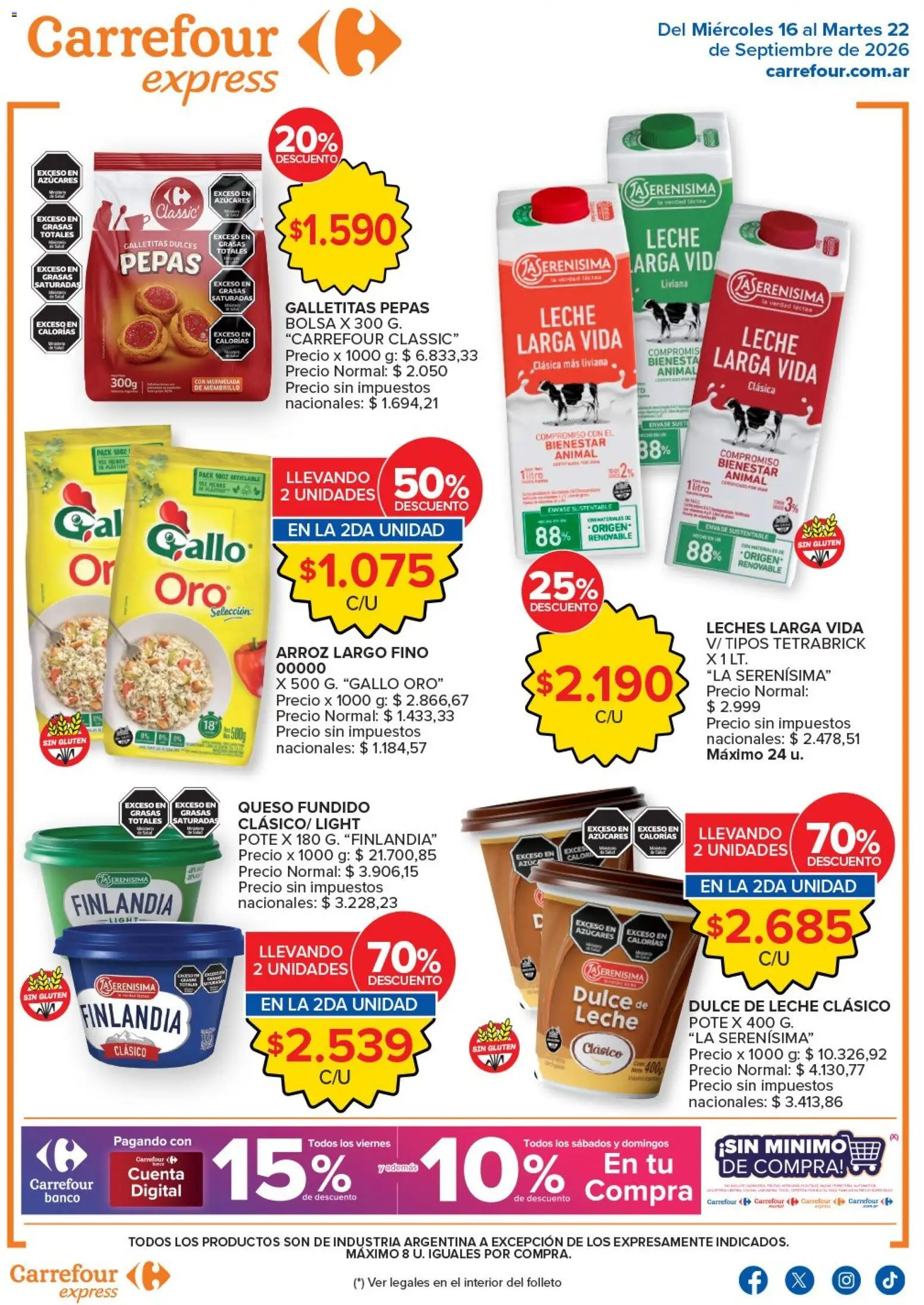 Vista previa del folleto de la tienda Carrefour válido desde el 16/09/2026 