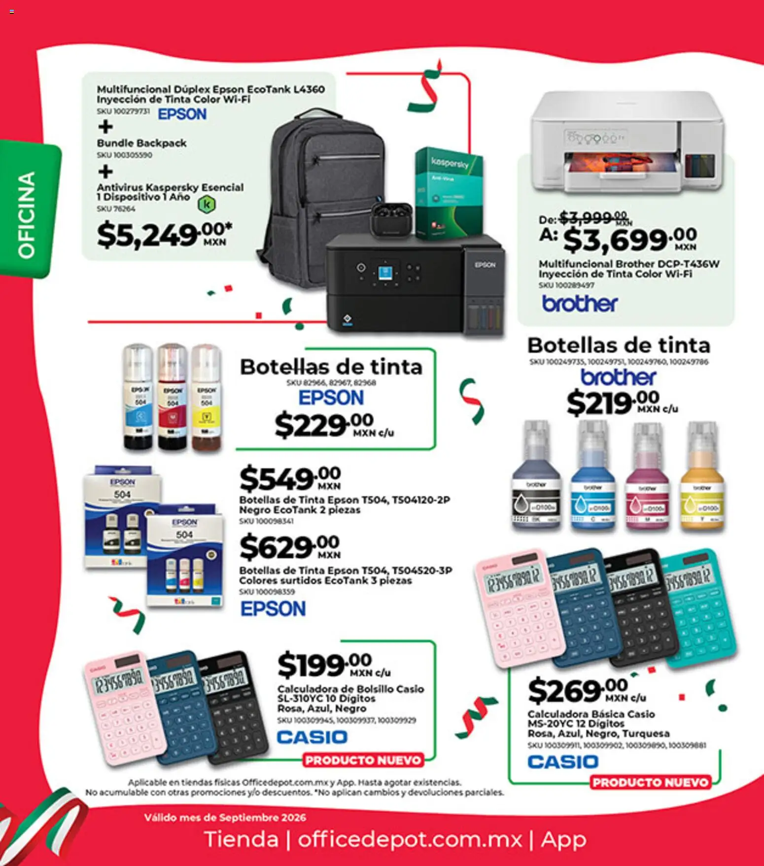 Vista previa las ofertas de la tienda Office Depot - Office Depot catálogo desde el 01/09/2026 