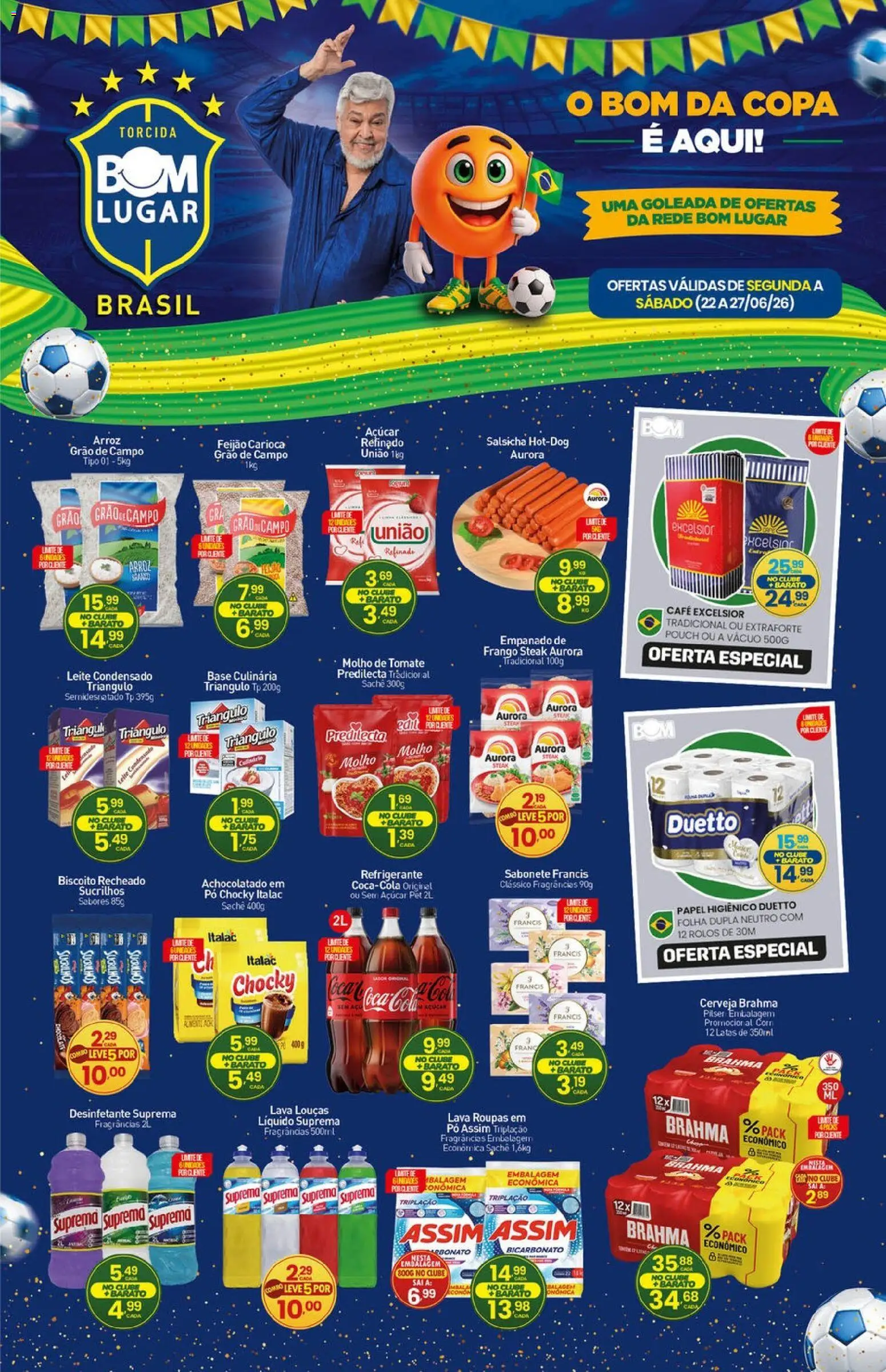 Pré-Visualização do folheto "Rede Bom Lugar - Ofertas da semana" da loja Rede Bom Lugar válido a partir de 22/06/2026