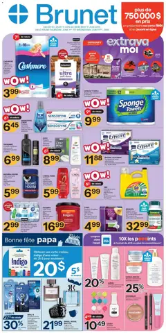 Preview of leaflet Brunet weekly flyer / circulaire from shop Brunet is valid from Jun 11, 2026