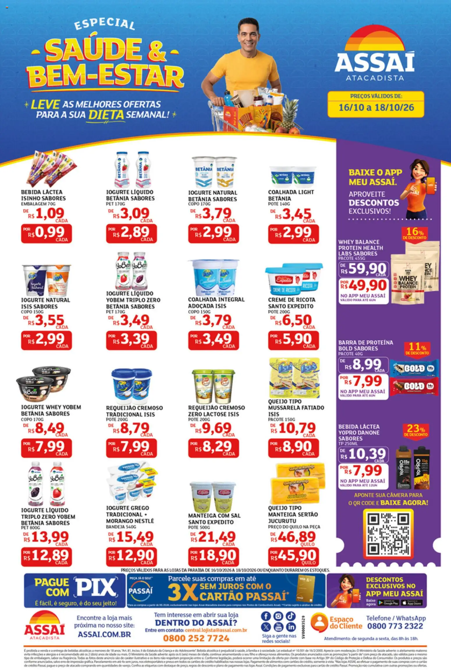 Pré-Visualização do folheto "Assaí Atacadista ofertas" da loja Assaí Atacadista válido a partir de 16/10/2026