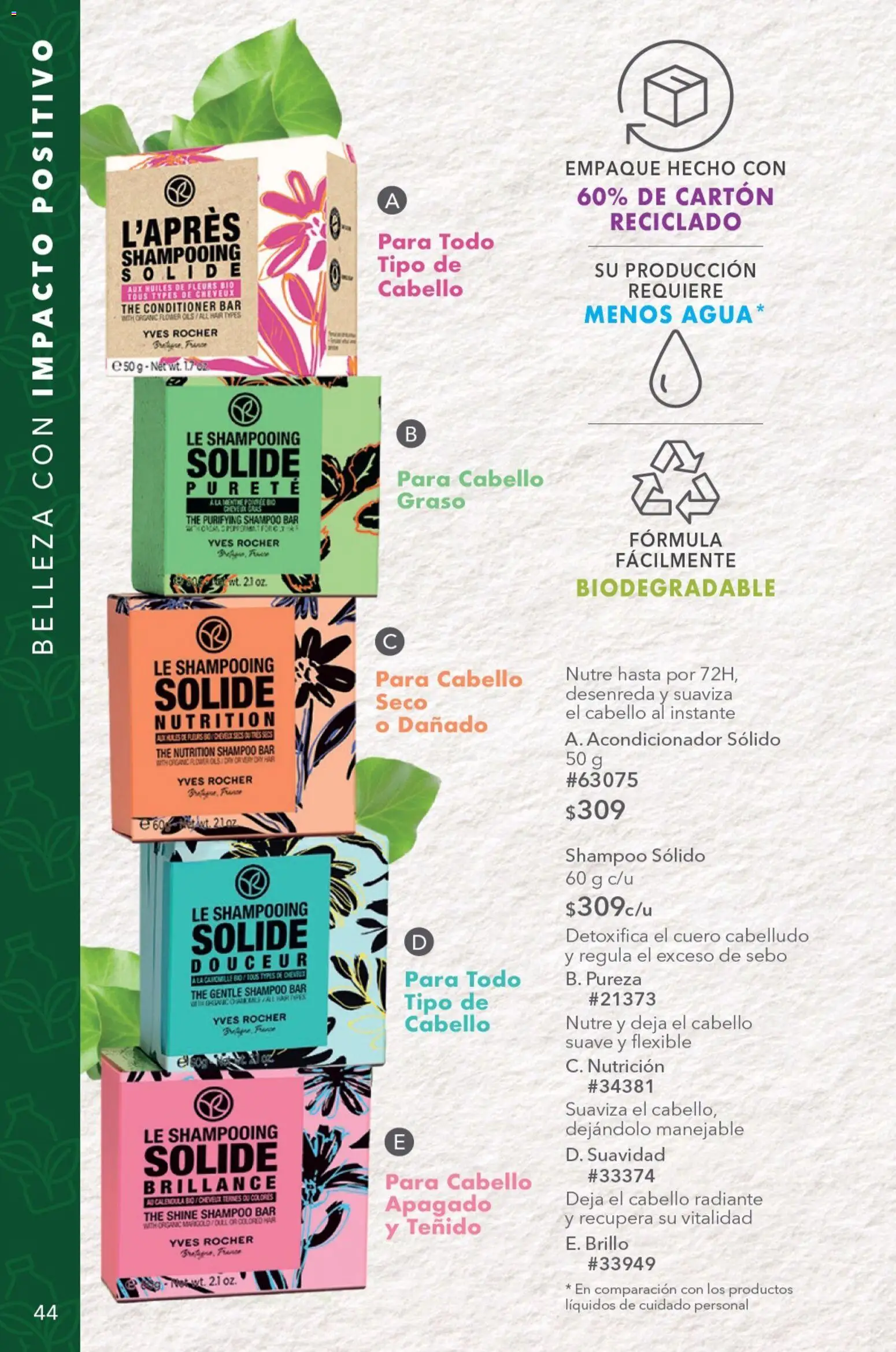 Vista previa las ofertas de la tienda Yves Rocher - Yves Rocher campaña 9 2026 desde el 23/06/2026 - Agua, Shampoo, Acondicionador, Brillo, Flexible, Radiante