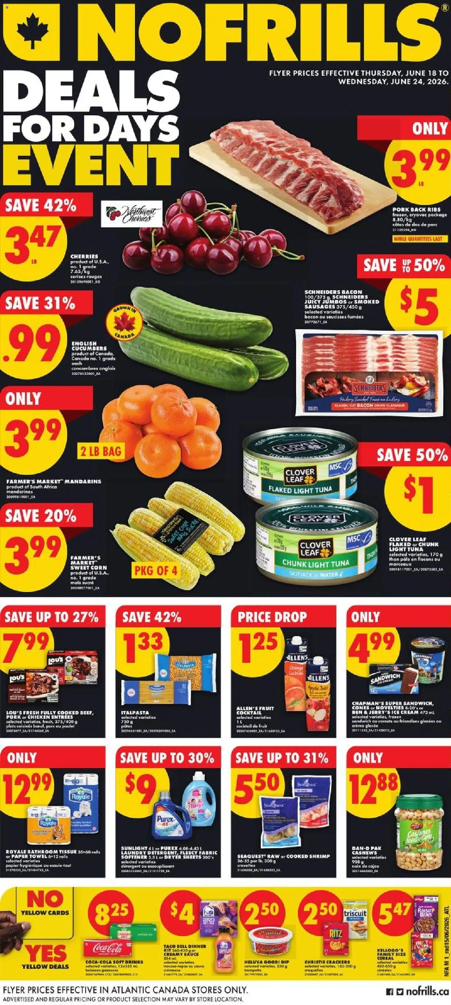 Preview of leaflet No Frills weekly flyer - NS from shop No Frills is valid from Jun 18, 2026