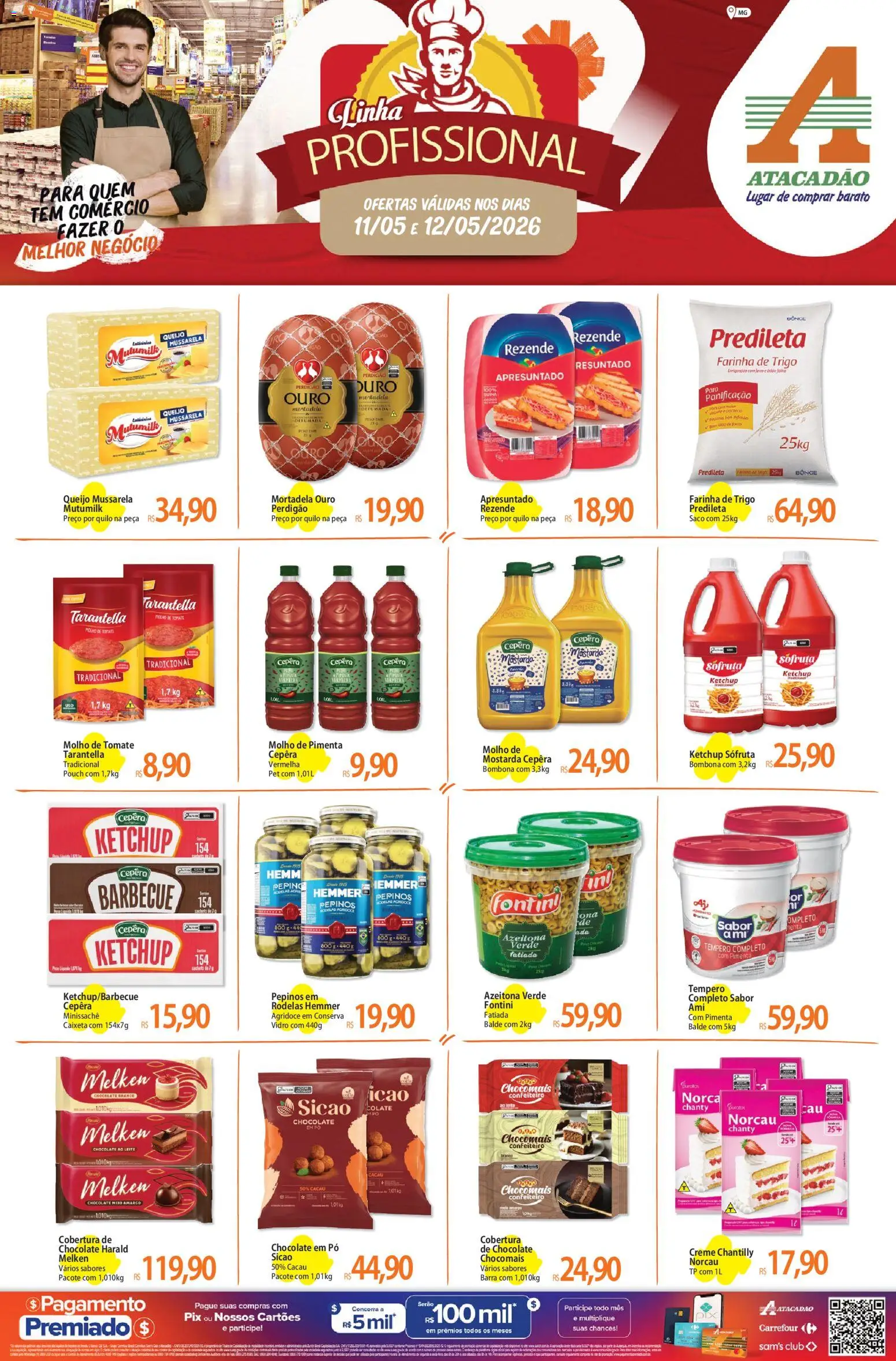 Pré-Visualização do folheto "Atacadão ofertas - MG" da loja Atacadão válido a partir de 11/05/2026