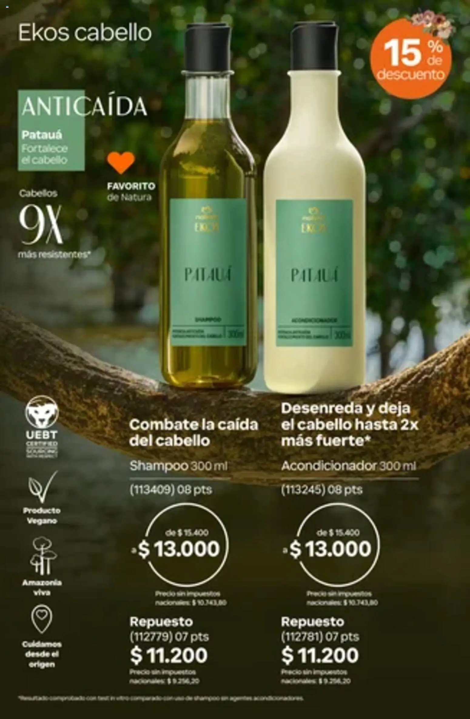 Vista previa del folleto de la tienda Natura válido desde el 01/10/2026 - Shampoo, Acondicionador