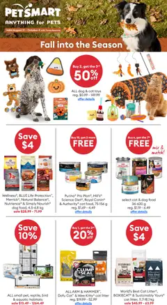 Preview of leaflet Petsmart - Monthly Flyer from shop Petsmart is valid from Aug 31, 2026