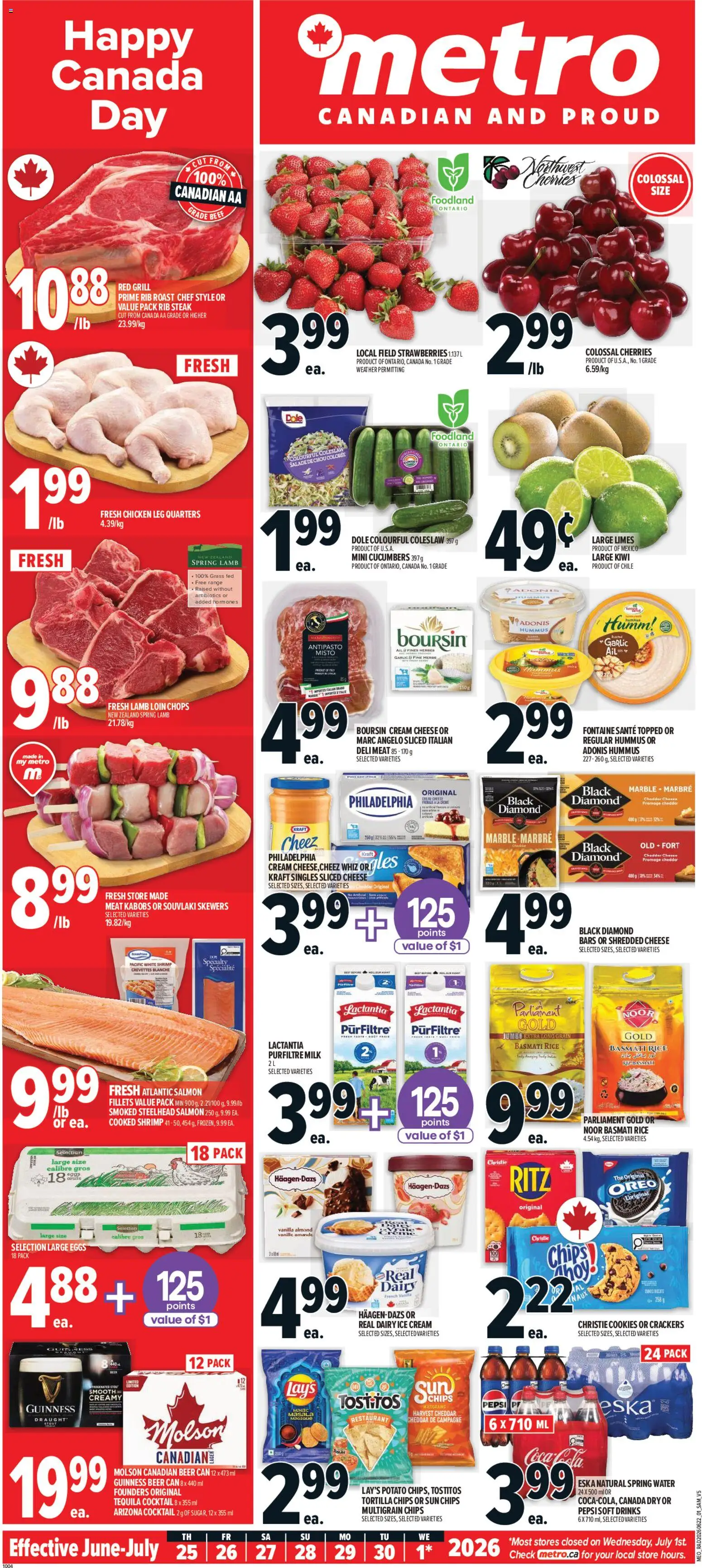 Preview of leaflet Metro weekly flyer - Québec from shop Metro is valid from Jun 25, 2026