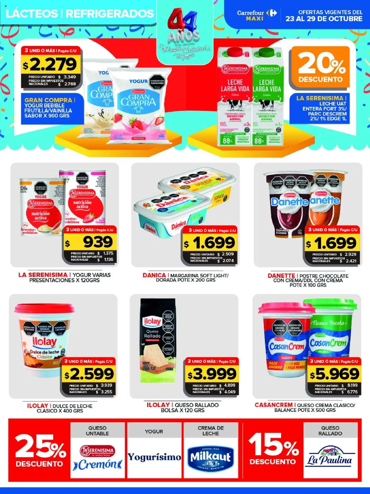 Vista previa del folleto de la tienda Carrefour Maxi válido desde el 23/10/2026 