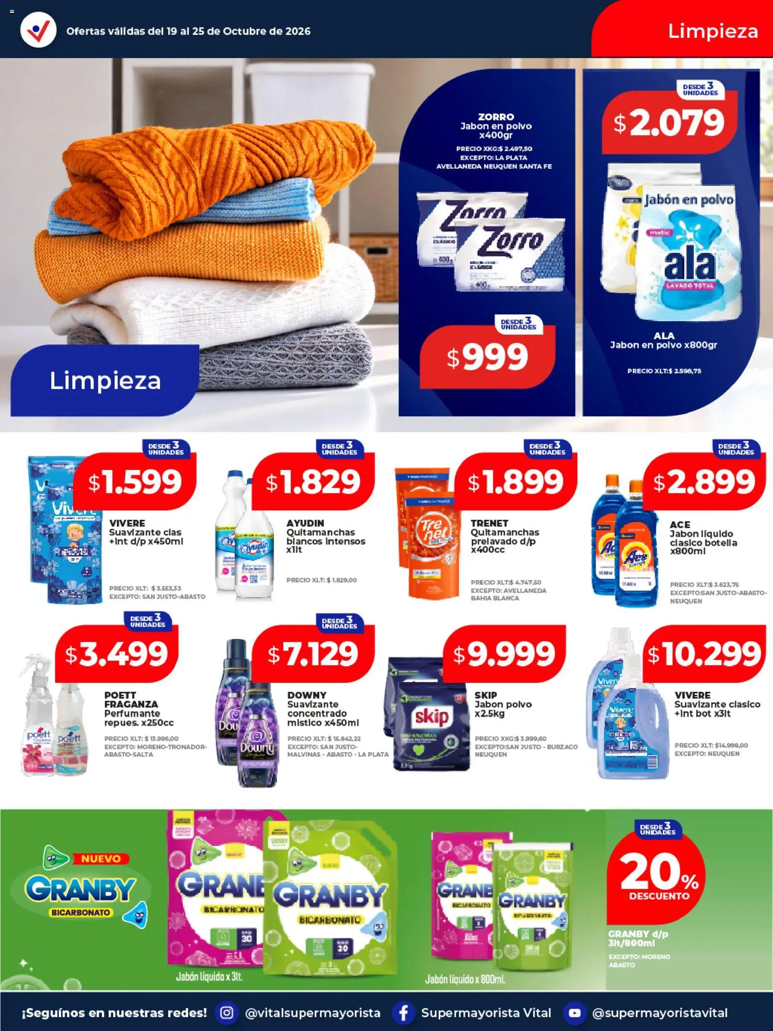 Vista previa del folleto de la tienda Vital válido desde el 19/10/2026 