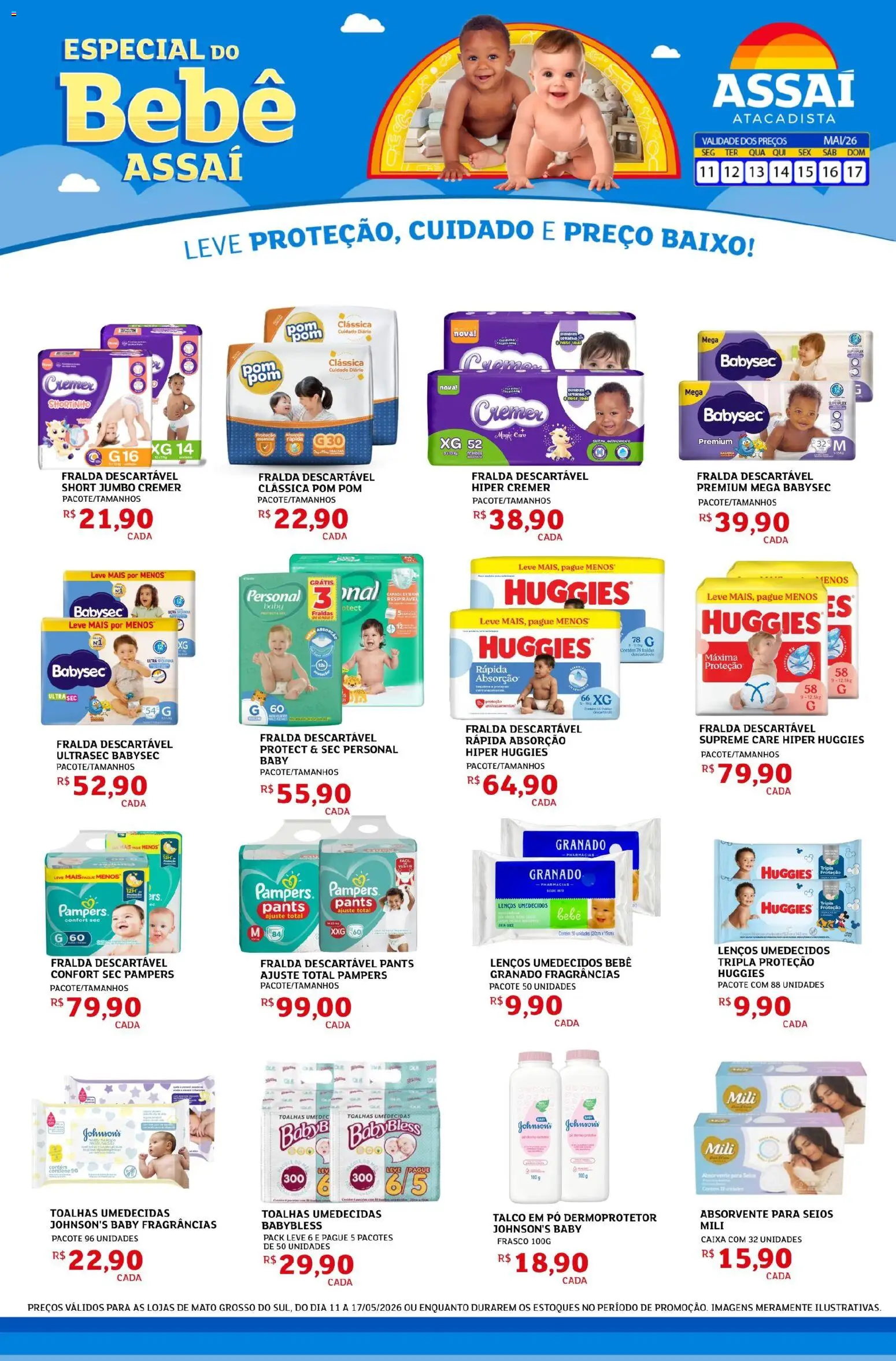 Pré-Visualização do folheto "Assaí Atacadista ofertas - MS" da loja Assaí Atacadista válido a partir de 11/05/2026