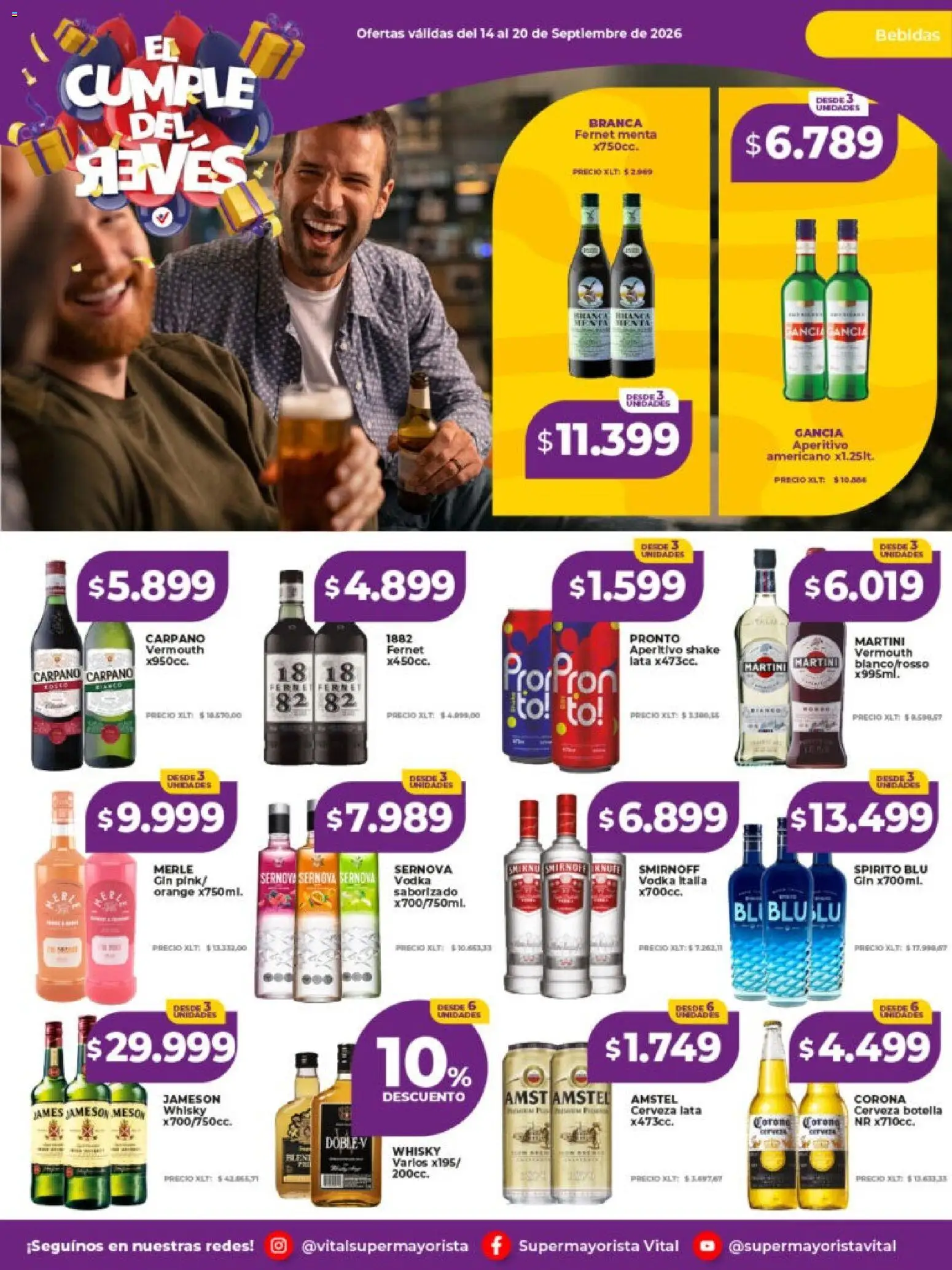 Vista previa del folleto de la tienda Vital válido desde el 14/09/2026 