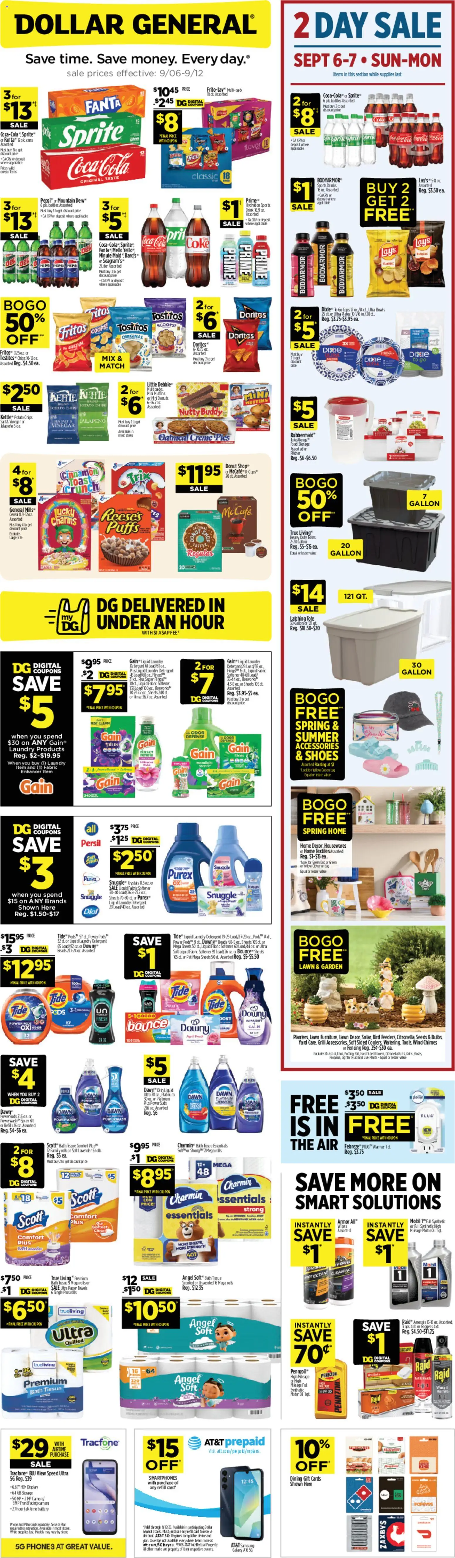 Ad Preview of Dollar General Dollar General Weekly Ad from 09/06/2026