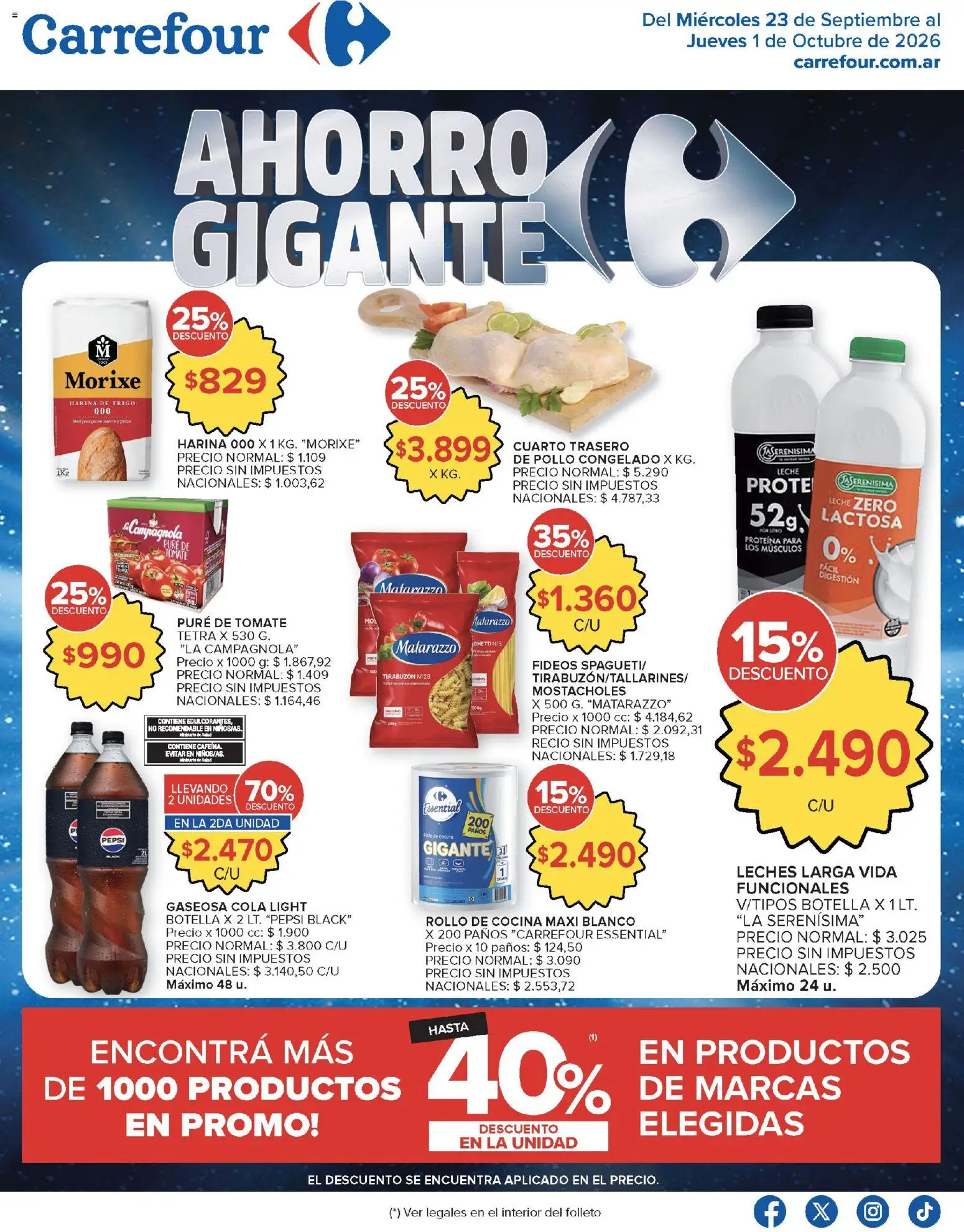 Vista previa del folleto de la tienda Carrefour válido desde el 23/09/2026 