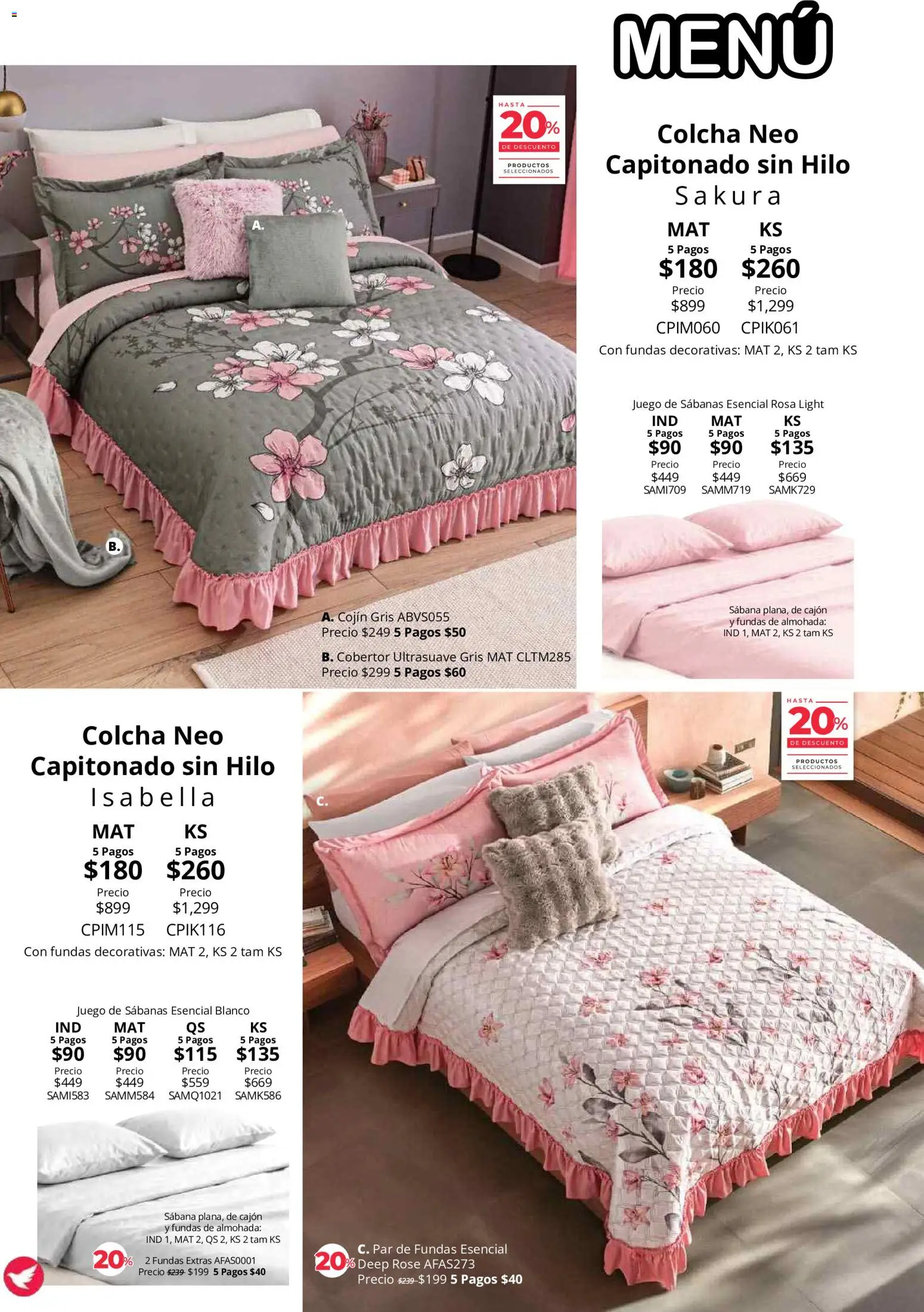 Vista previa las ofertas de la tienda Colchas Concord - Colchas Concord catálogo desde el 01/08/2026 