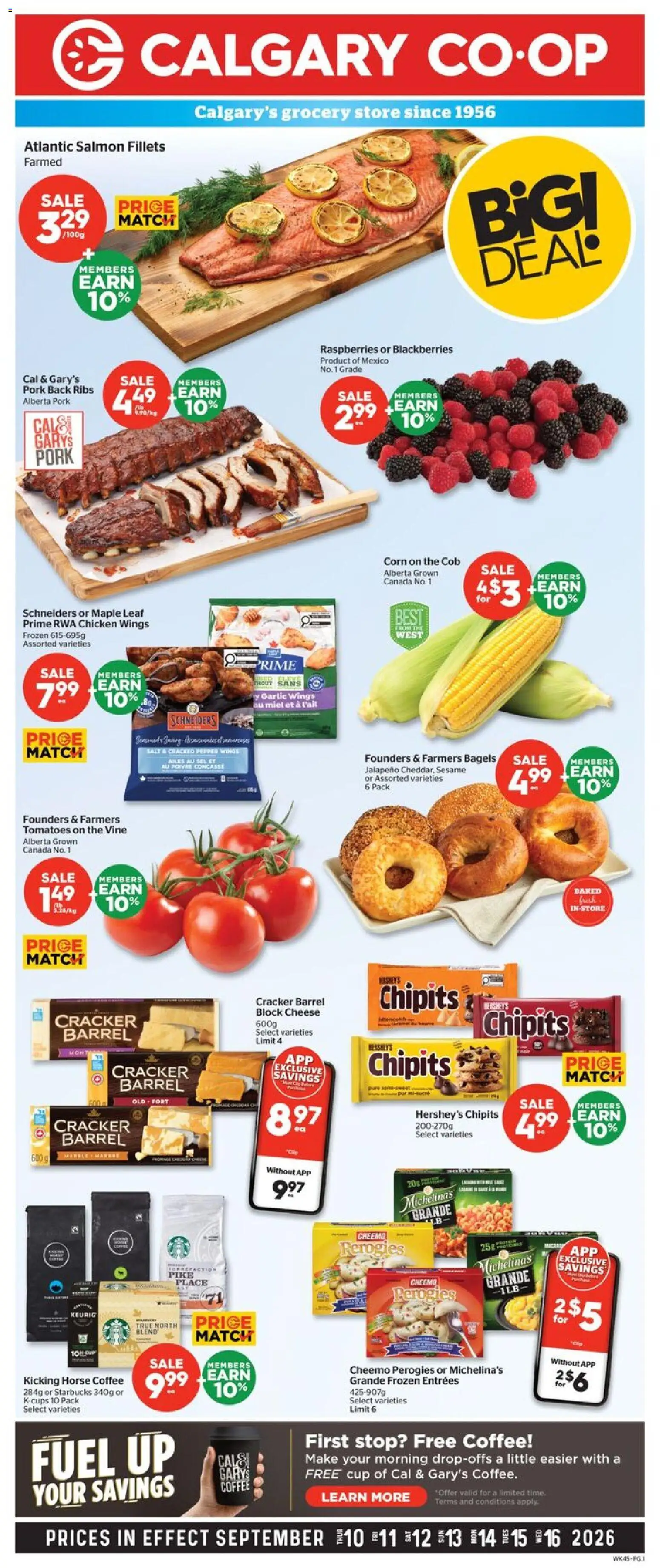 Preview of leaflet Calgary Co-op weekly flyer / circulaire from shop Calgary Co-op is valid from Sep 10, 2026