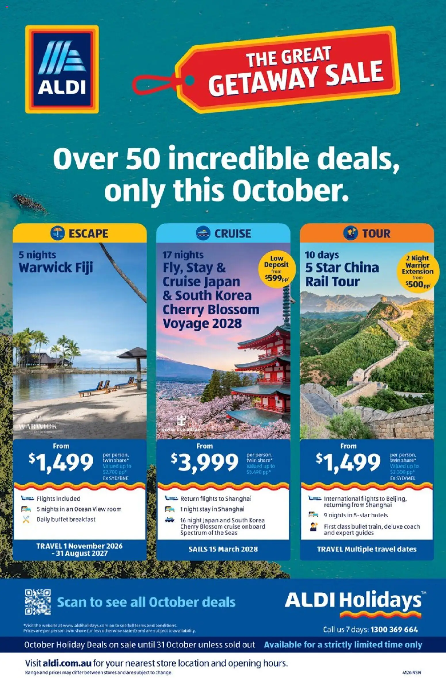 Preview of catalogue Aldi catalogue October Holidays from shop Aldi valid 01/10/2026