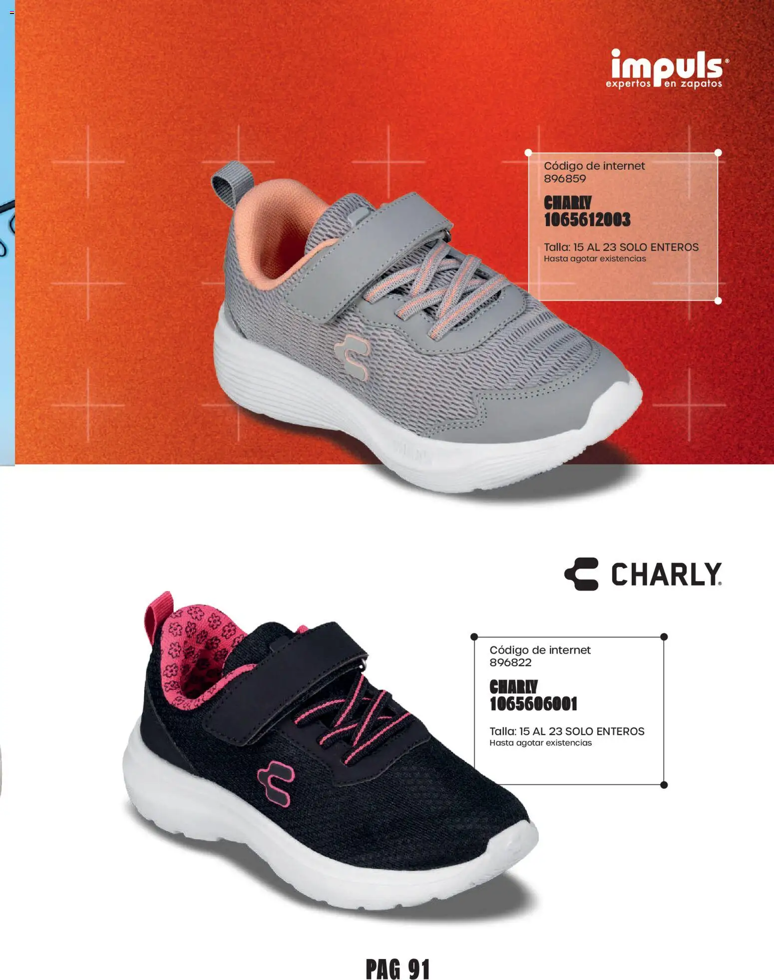 Vista previa las ofertas de la tienda Impuls - Impuls catálogo Urban Sport desde el 01/09/2026 - Zapatos