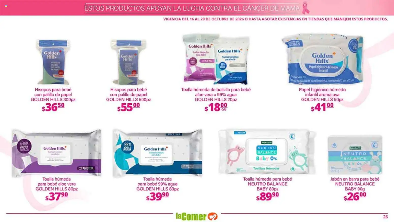 Vista previa las ofertas de la tienda La Comer - La Comer folleto es la tienda rosa desde el 16/10/2026 
