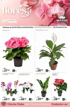 Pré-Visualização do folheto "Master ofertas Flores" da loja Master válido a partir de 04/09/2026