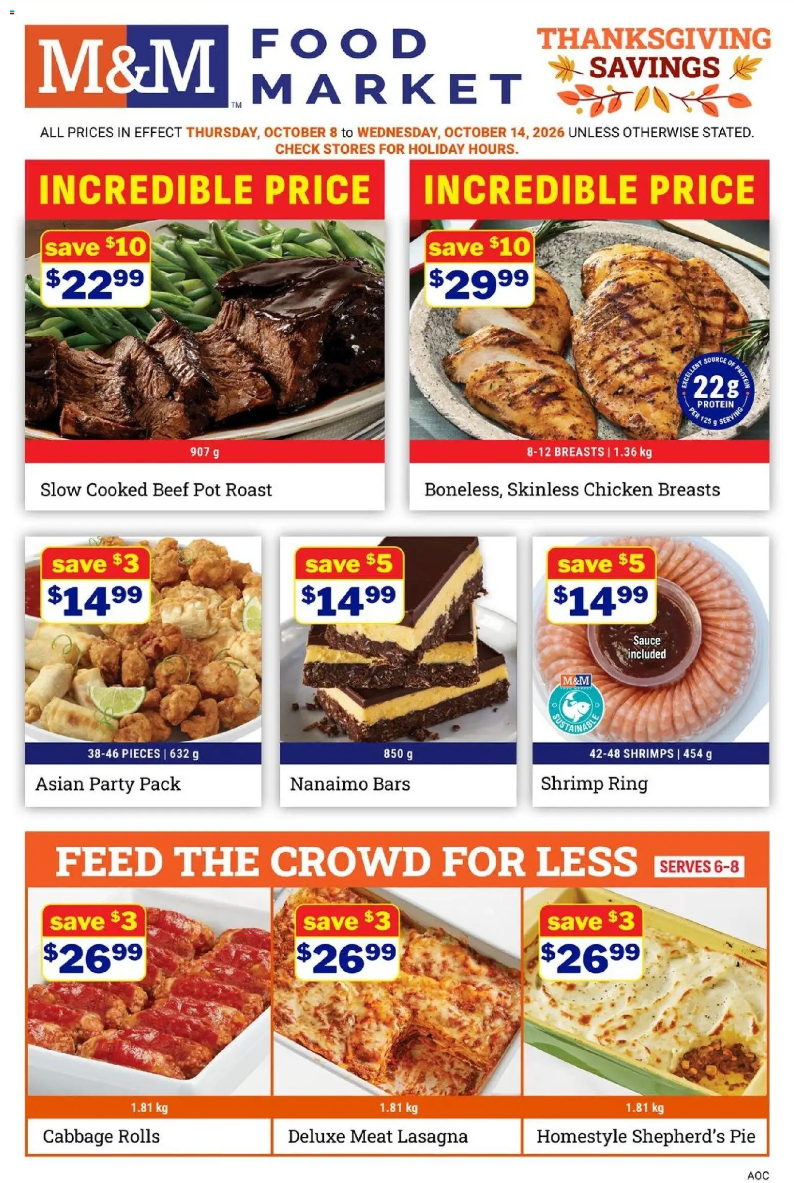 Preview of leaflet M&M Food Market weekly flyer / circulaire from shop M&M Food Market is valid from Oct 08, 2026