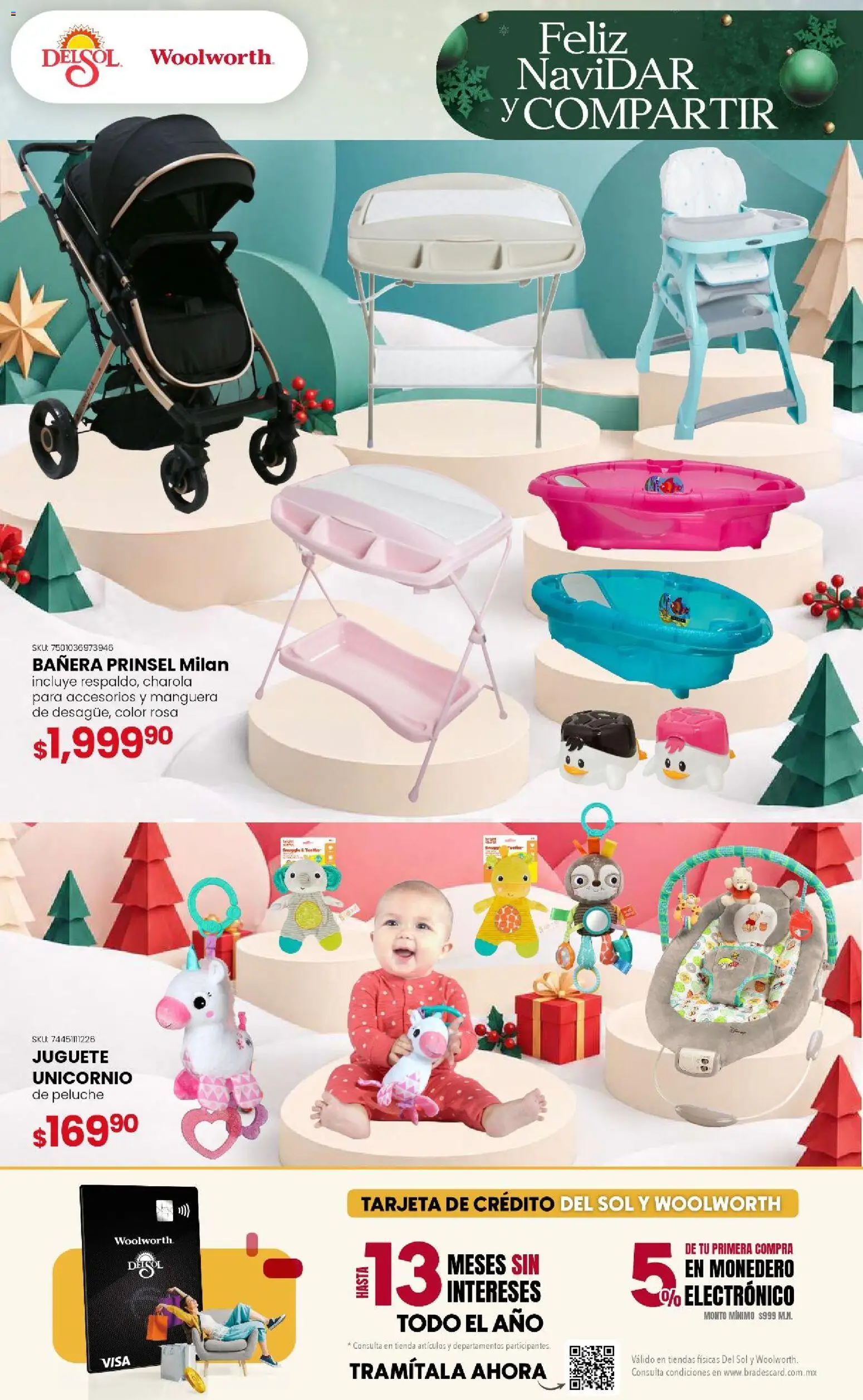 Vista previa las ofertas de la tienda Del Sol y Woolworth - Del Sol y Woolworth - Feliz NaviDar y Compartir desde el 08/10/2026 
